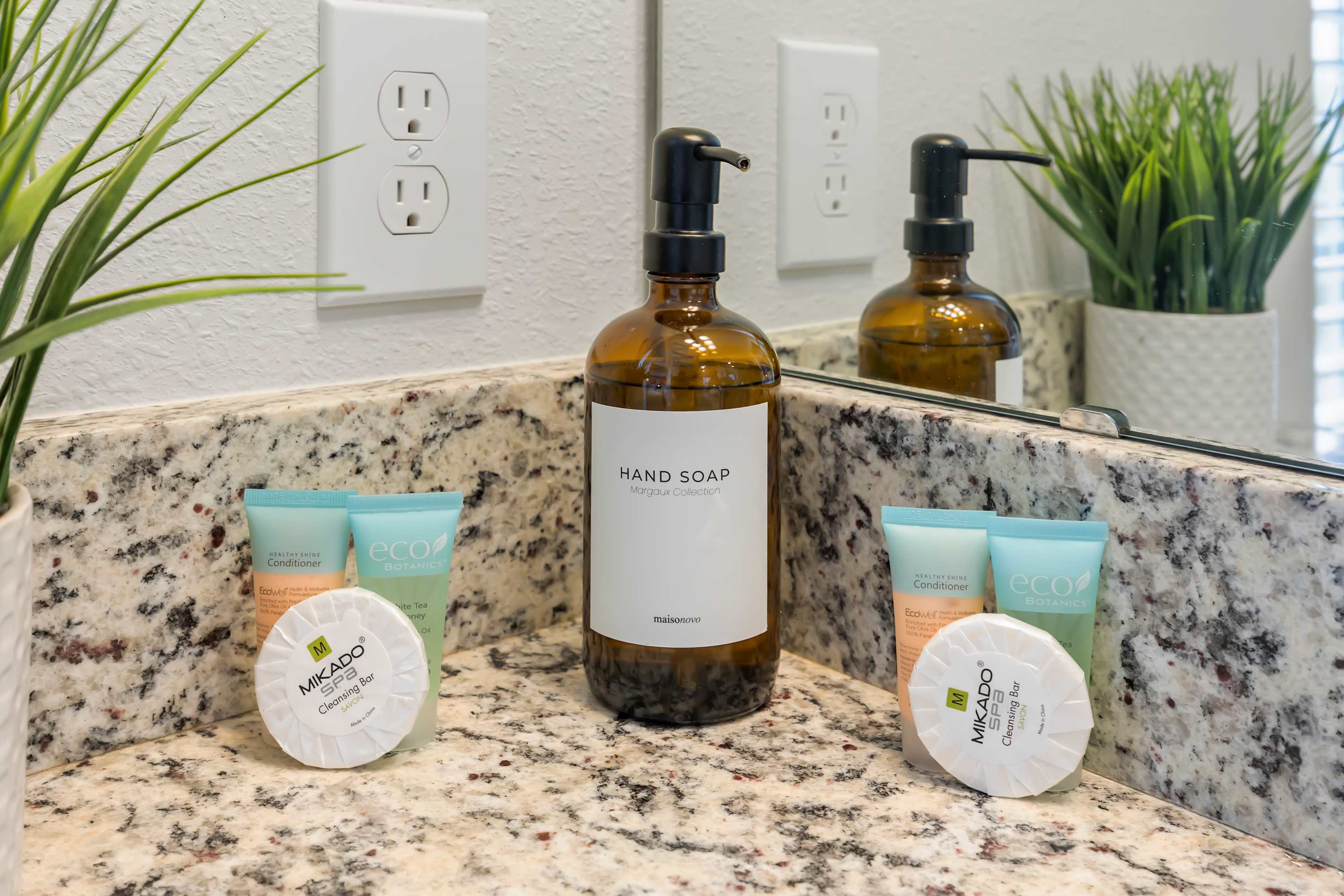 Bathroom essentials provided during your stay