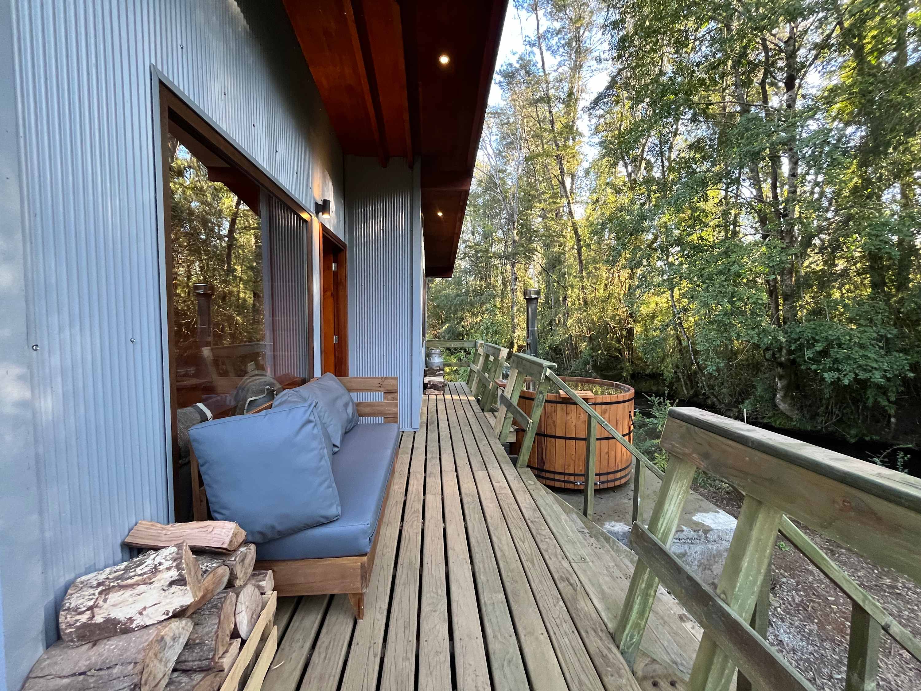 Charming Riverside Cabin w/ Hot Tub & BBQ