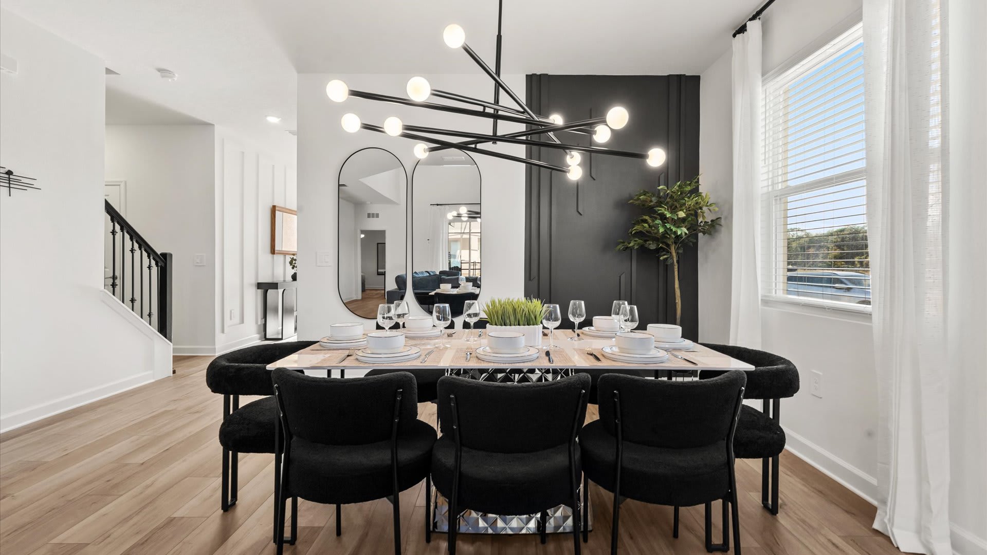 Formal dining space – Stylish setting for shared meals