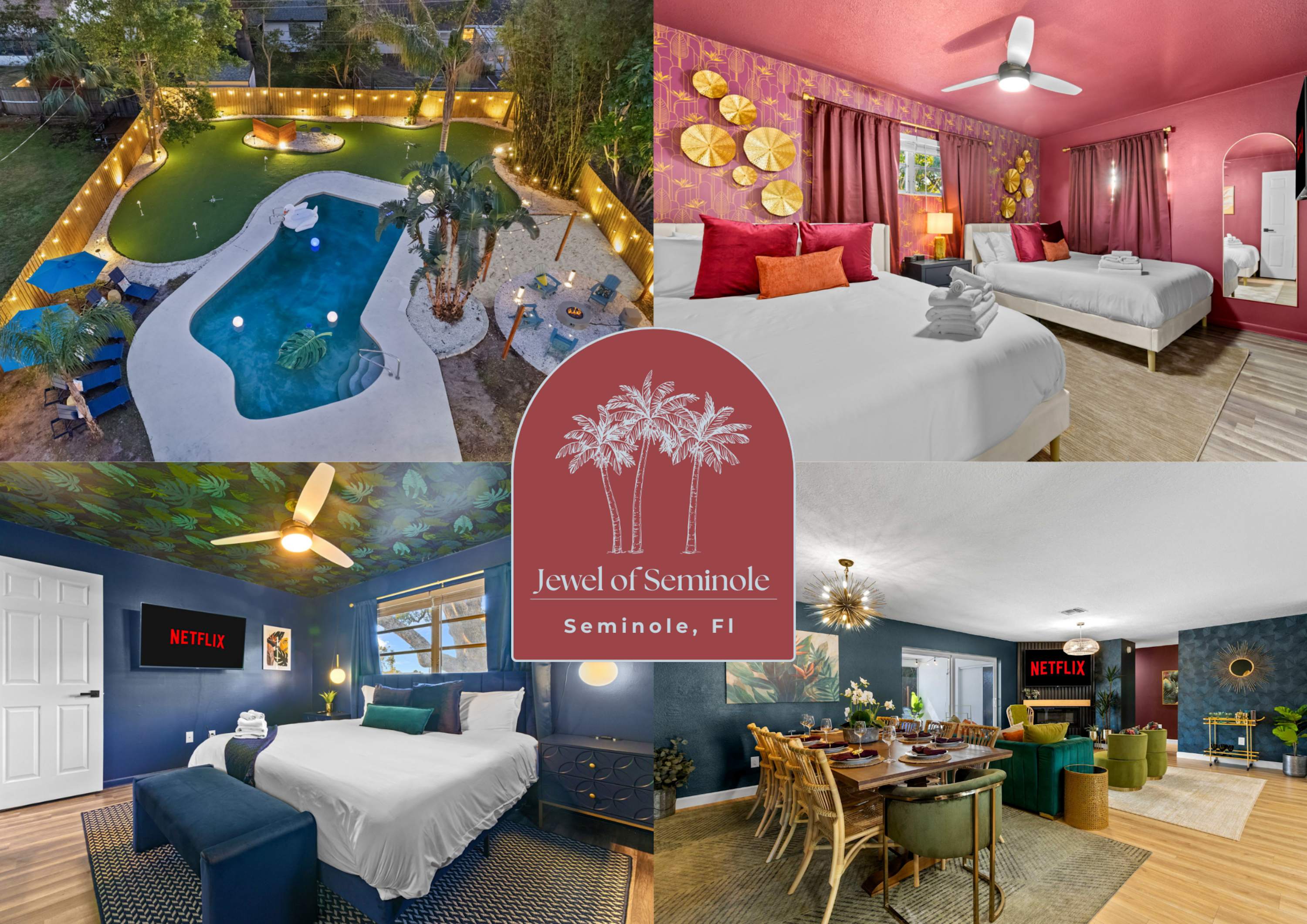 5 Min to Beach | Golf | Heated Pool | Sleeps 12 — Seminole, FL — vacation rental