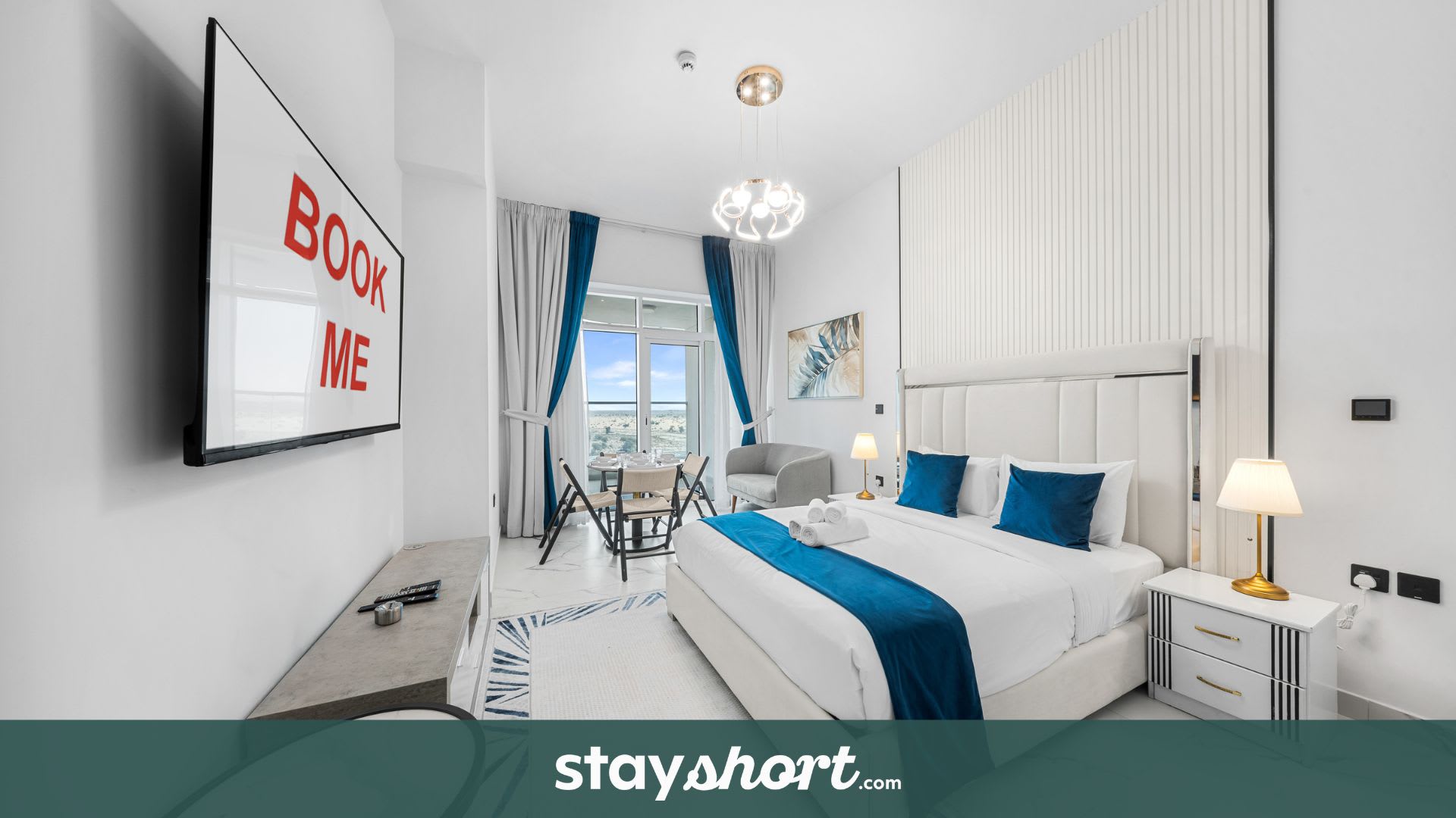 Free housekeeping visits during your stay - StayShort - Sleek and Modern Studio in Arjan that Sleeps 2 — Arjan, Dubai — vacation rental