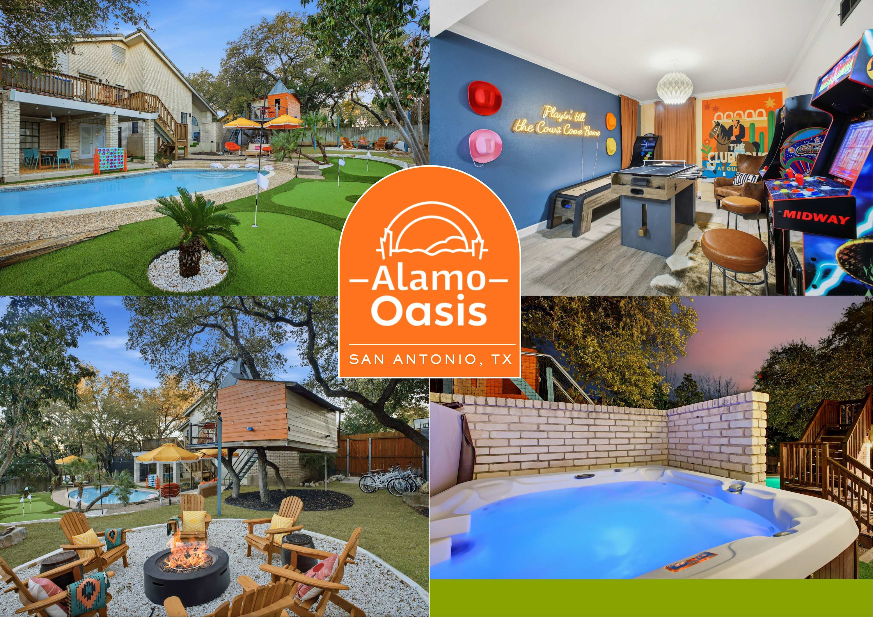 Backyard Paradise - Pool - Tree House - Hot Tub — San Antonio, TX — vacation rental