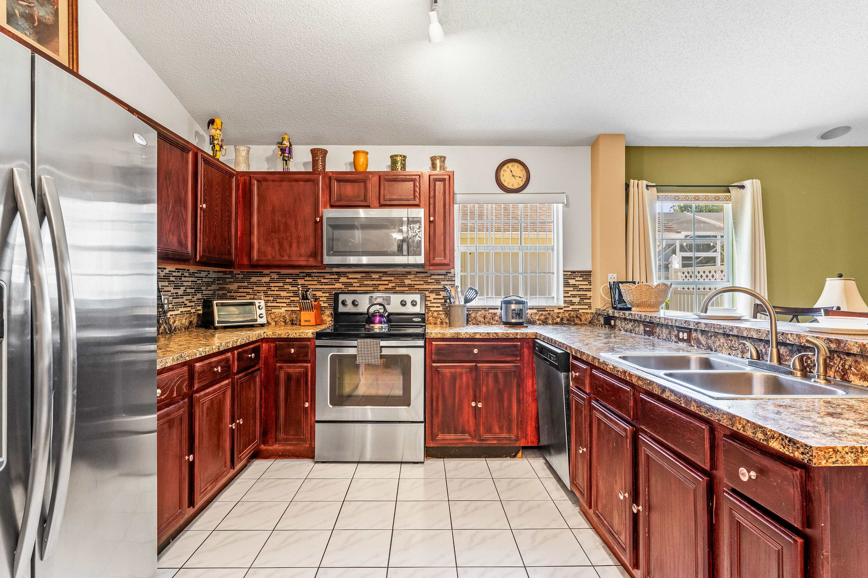 Plenty of space for snacks, meals, and together time