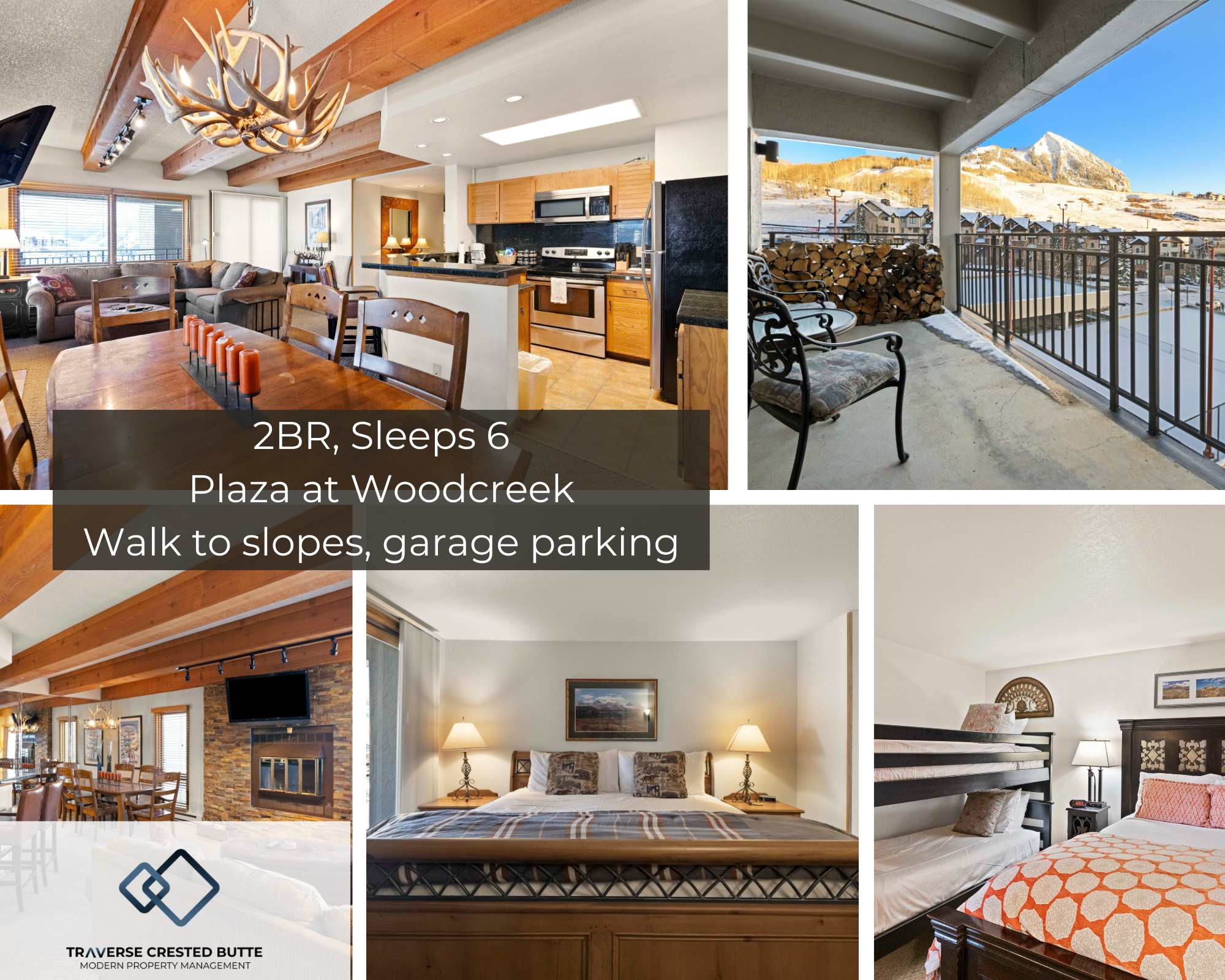 Family Ski Condo, Plaza 2 bed, 2 Bath sleeps 6 — Crested Butte, CO — vacation rental
