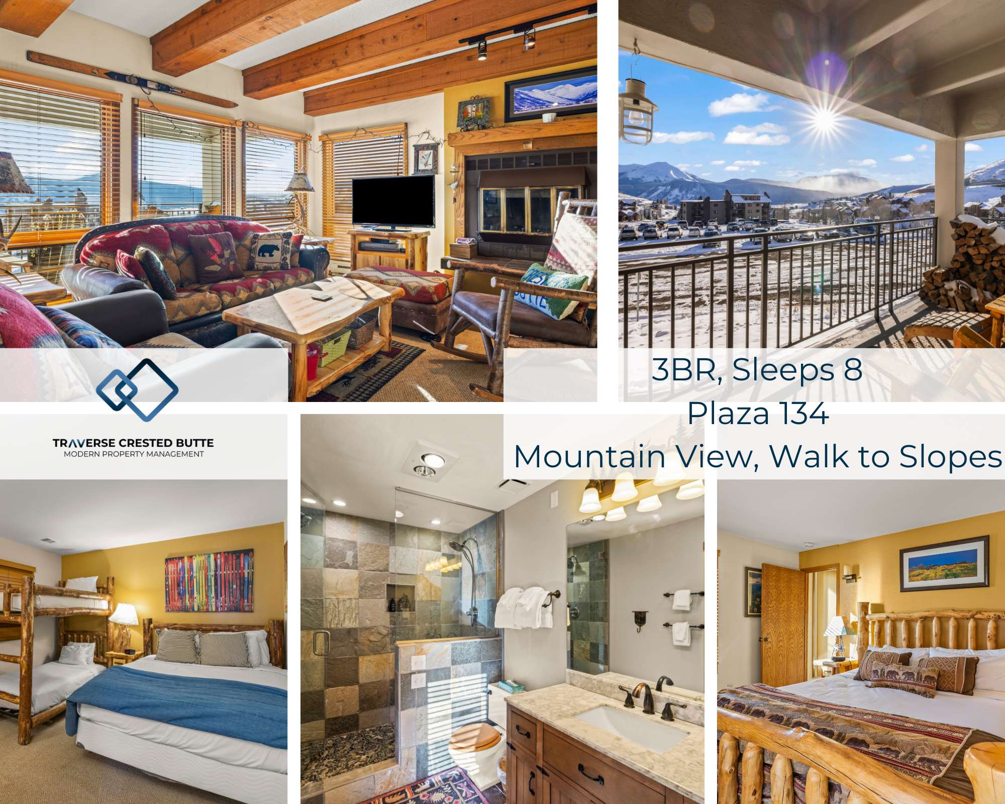 Great for Families, 3 bed, 3 bath Plaza Condo — Crested Butte, CO — vacation rental