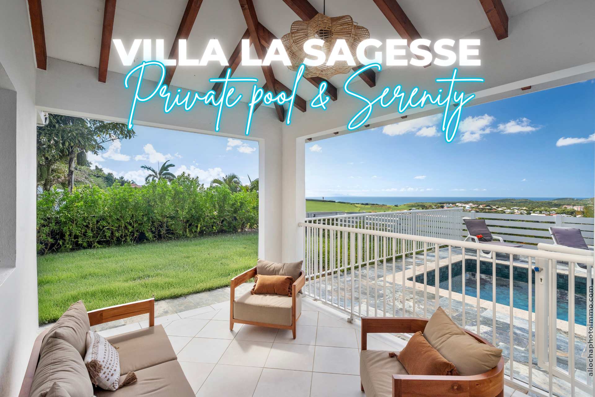 13-Rivière Salée_VILLA T4 - SURIN · Villa La Sagesse WS - Piscine Privée, vue Diamant