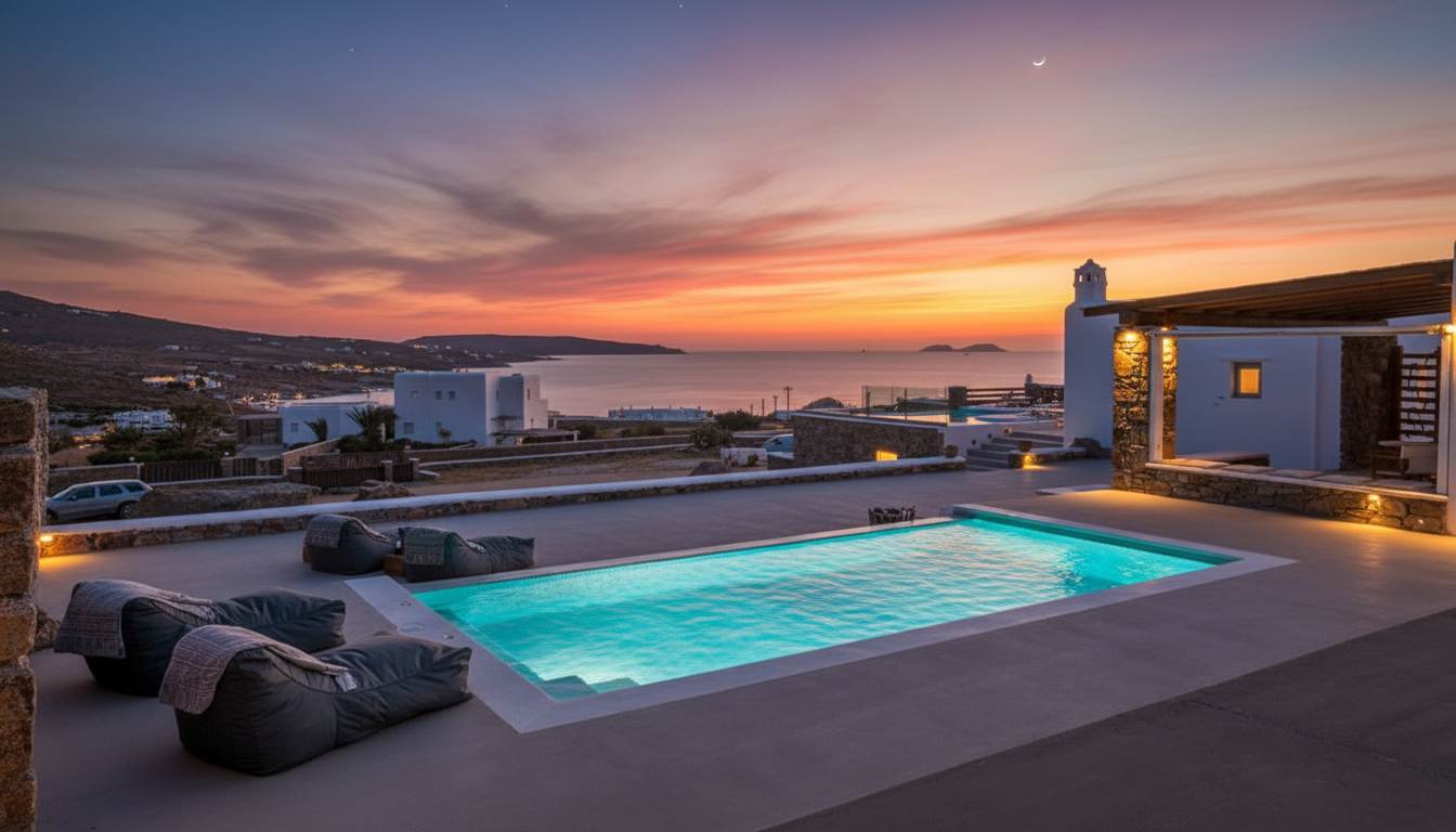 Premium Bright Design Villa with Pool — holiday rental in Mykonos