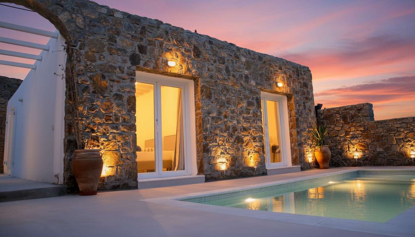 Premium Bright Design Villa with Pool in Mykonos — photo 2