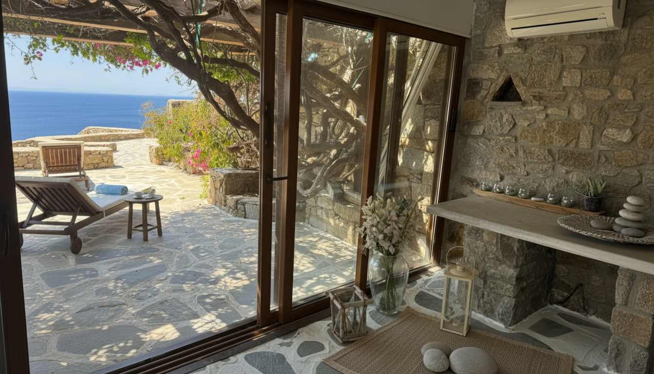 Scenic Stylish 2 Bd House Facing the Sea in Mykonos — photo 4