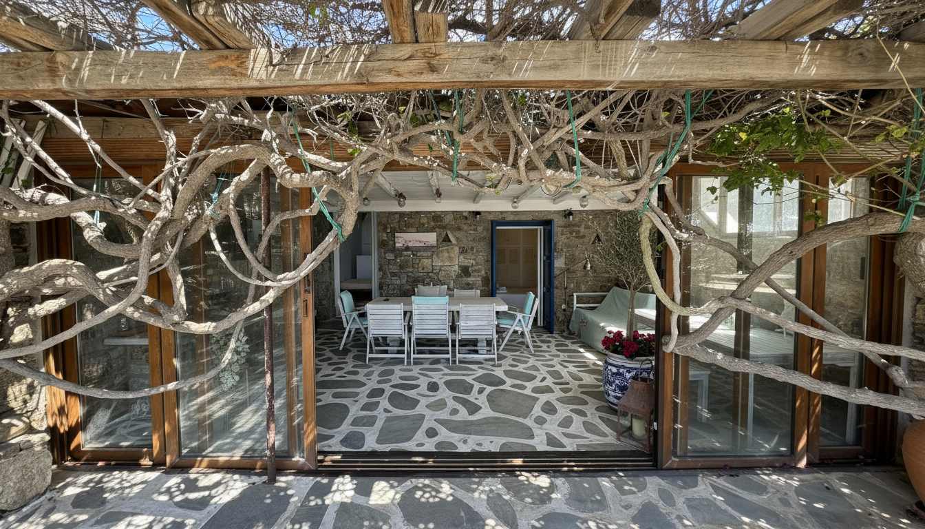 Scenic Stylish 2 Bd House Facing the Sea in Mykonos — photo 5