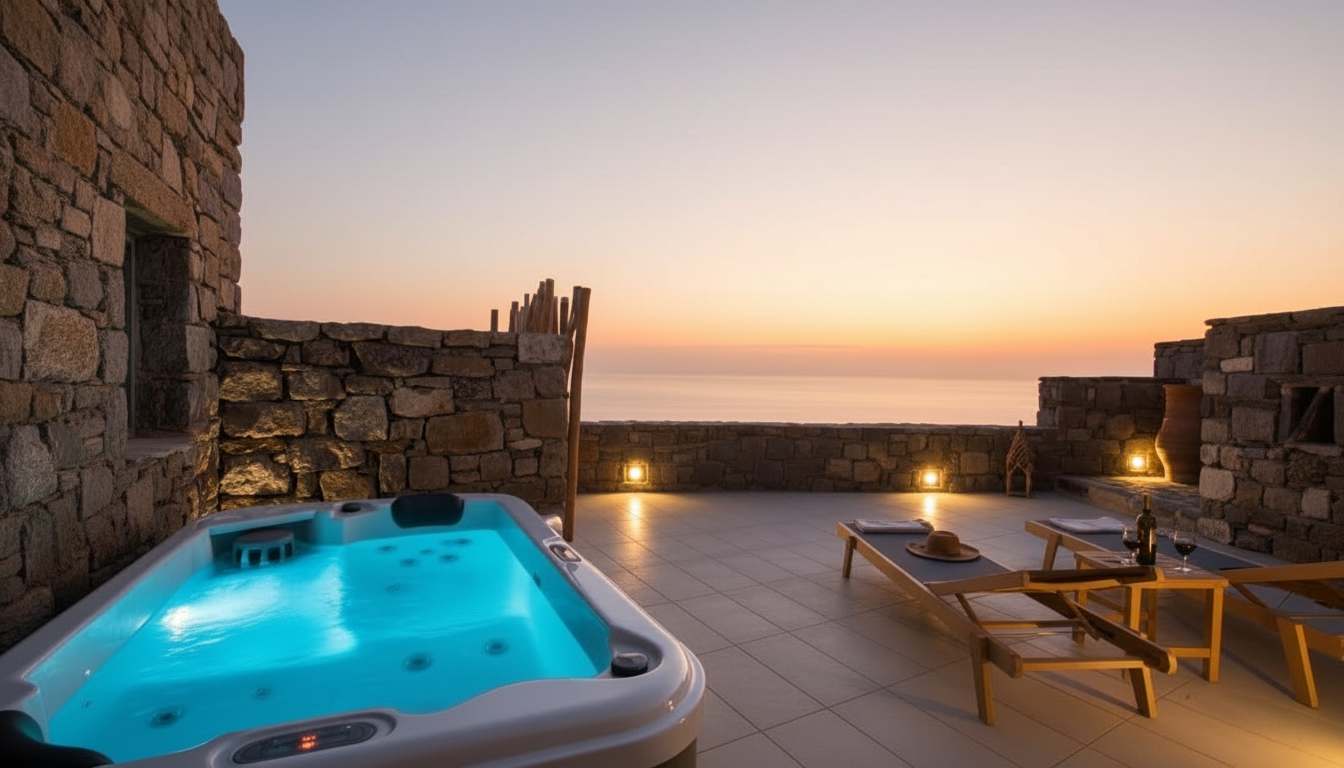 Intimate Mykonos Luxury Suite w Jacuzzi & Sea View in Mykonos — photo 4