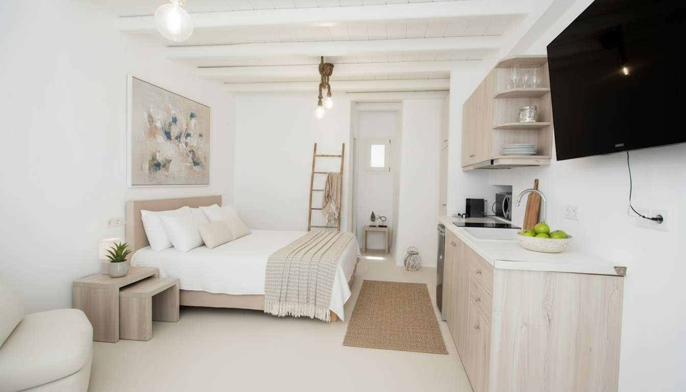 Intimate Mykonos Luxury Suite w Jacuzzi & Sea View in Mykonos — photo 3