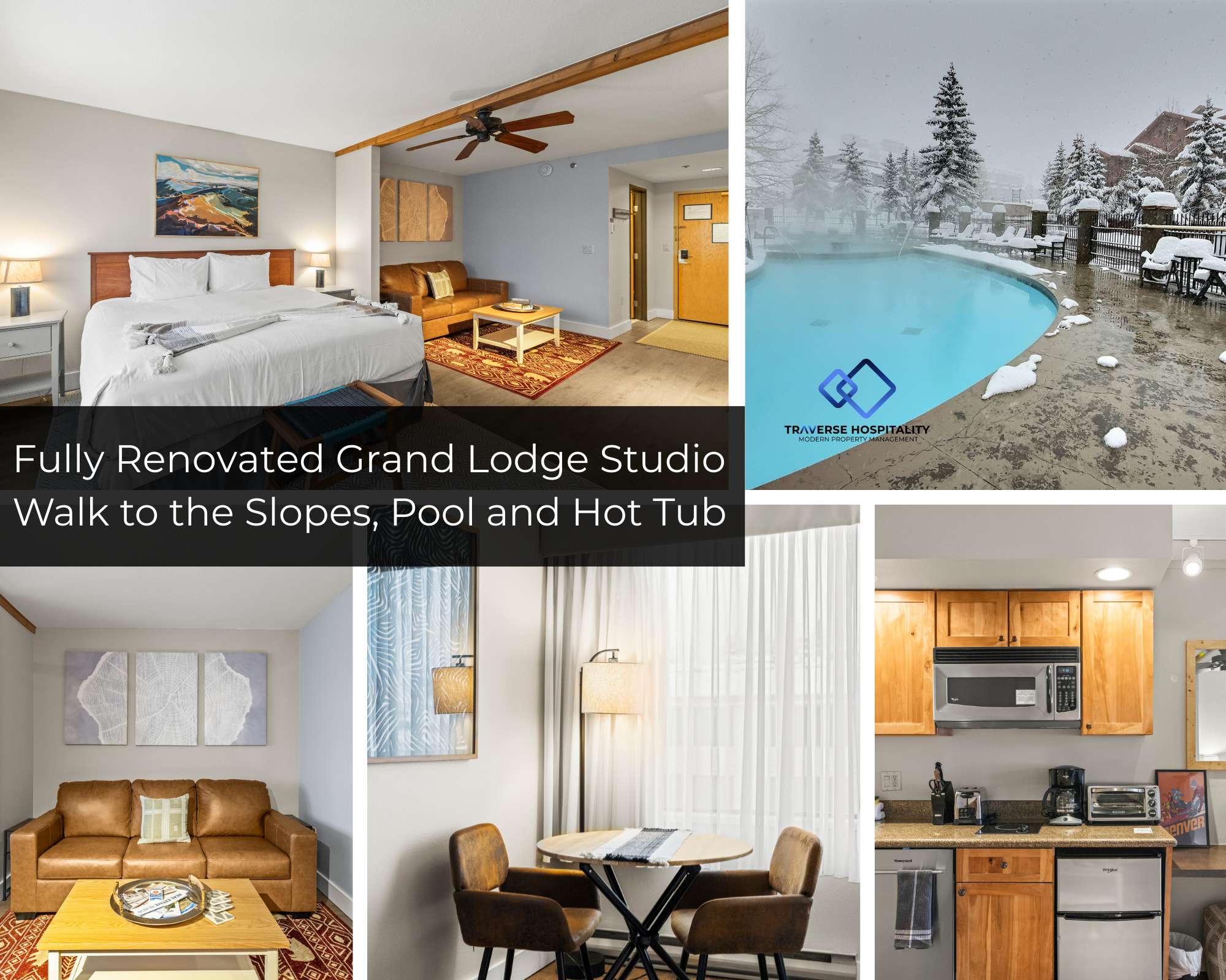 Newly Remodeled studio! Pool, Hot Tub, Gym. — Crested Butte, CO — vacation rental