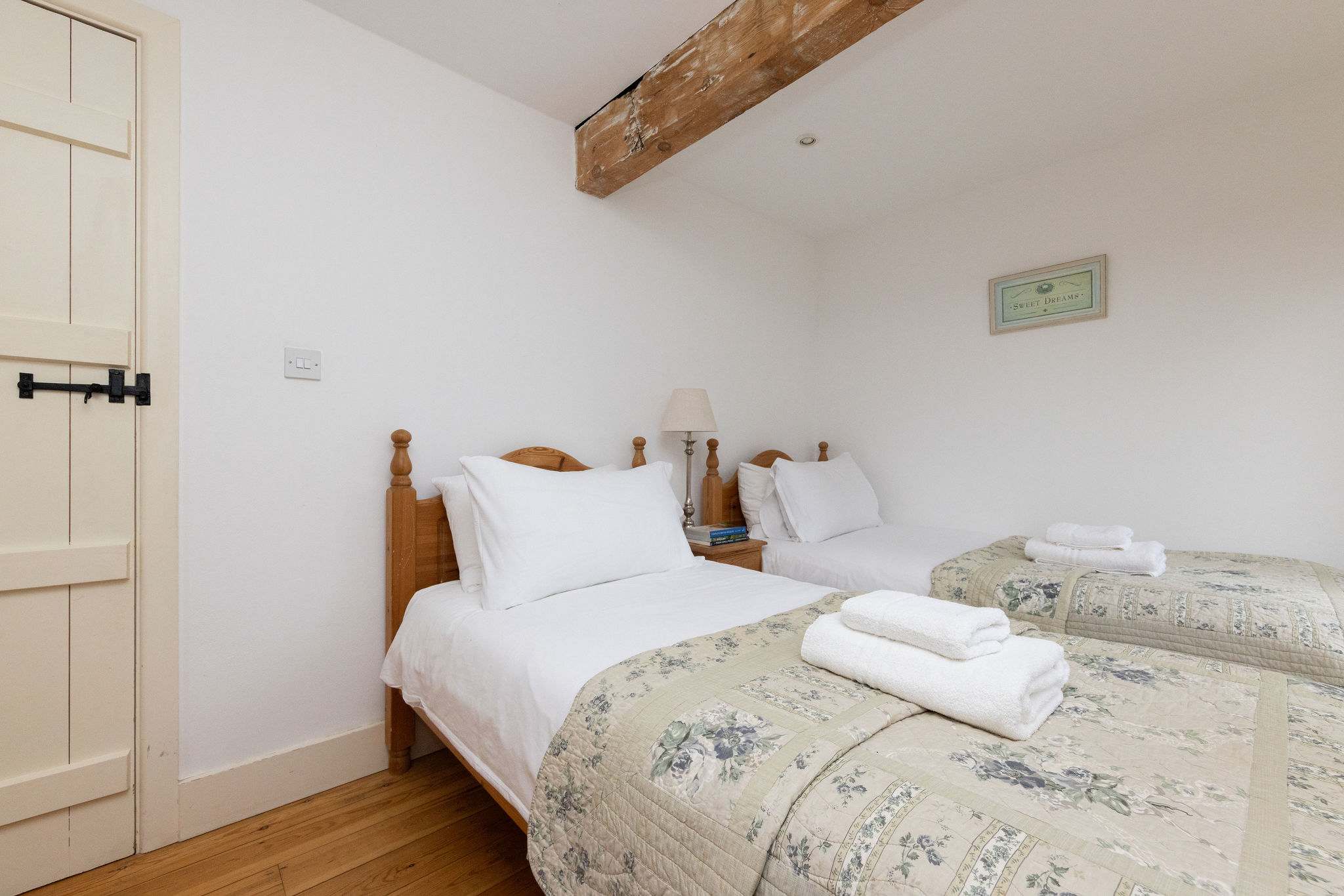 The twin room, found on the ground floor, is perfect for siblings, friends or co-workers to share.