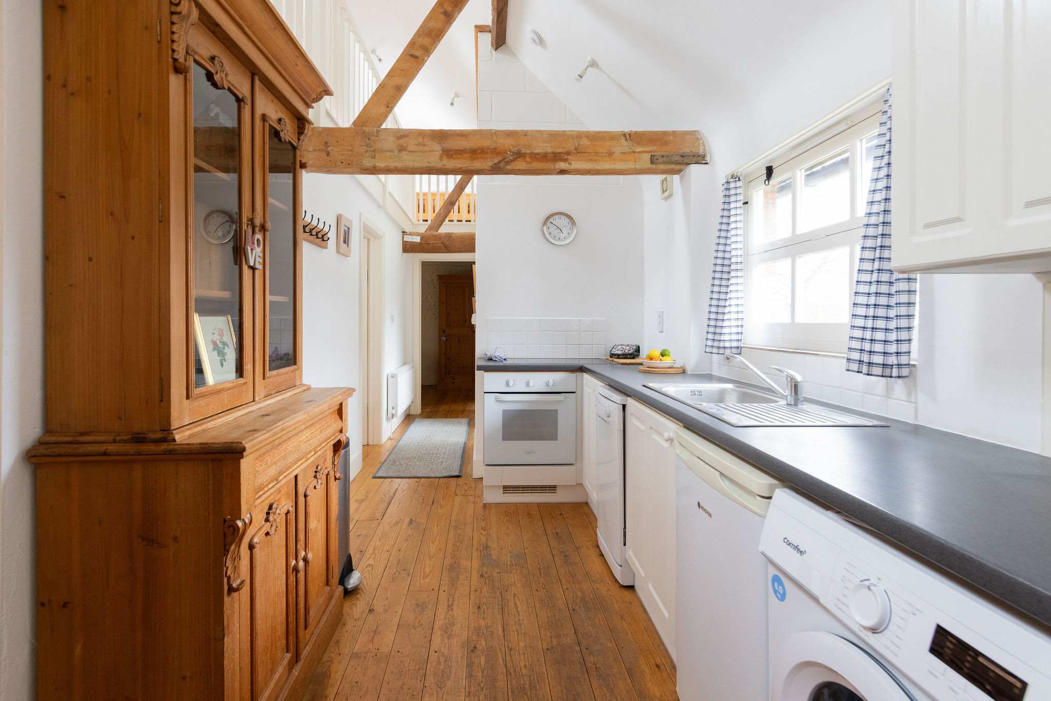 Each cottage has a washing machine and dishwasher for convenience (pictured, The Dairy).