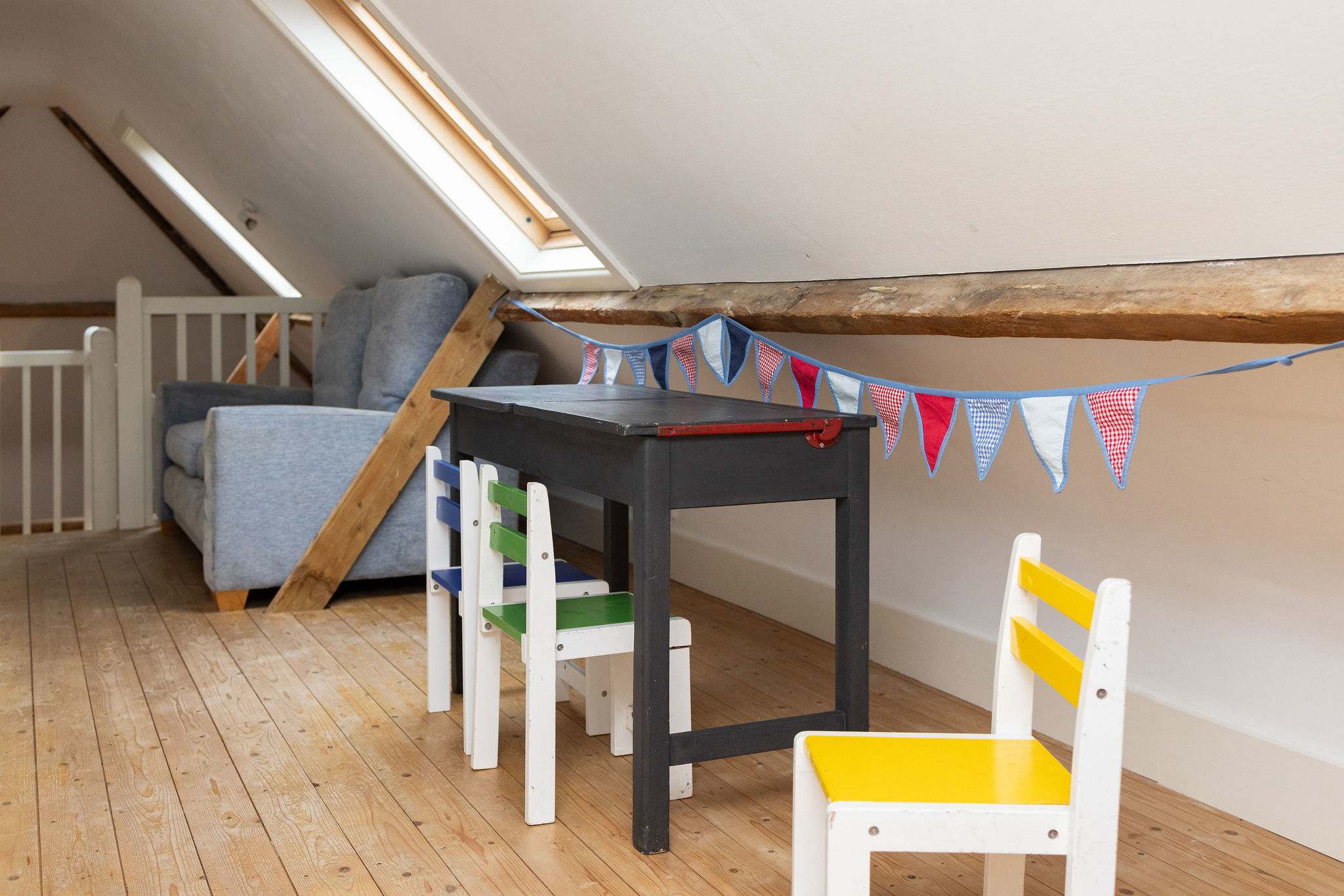 Cosy spaces and nooks for children to play.