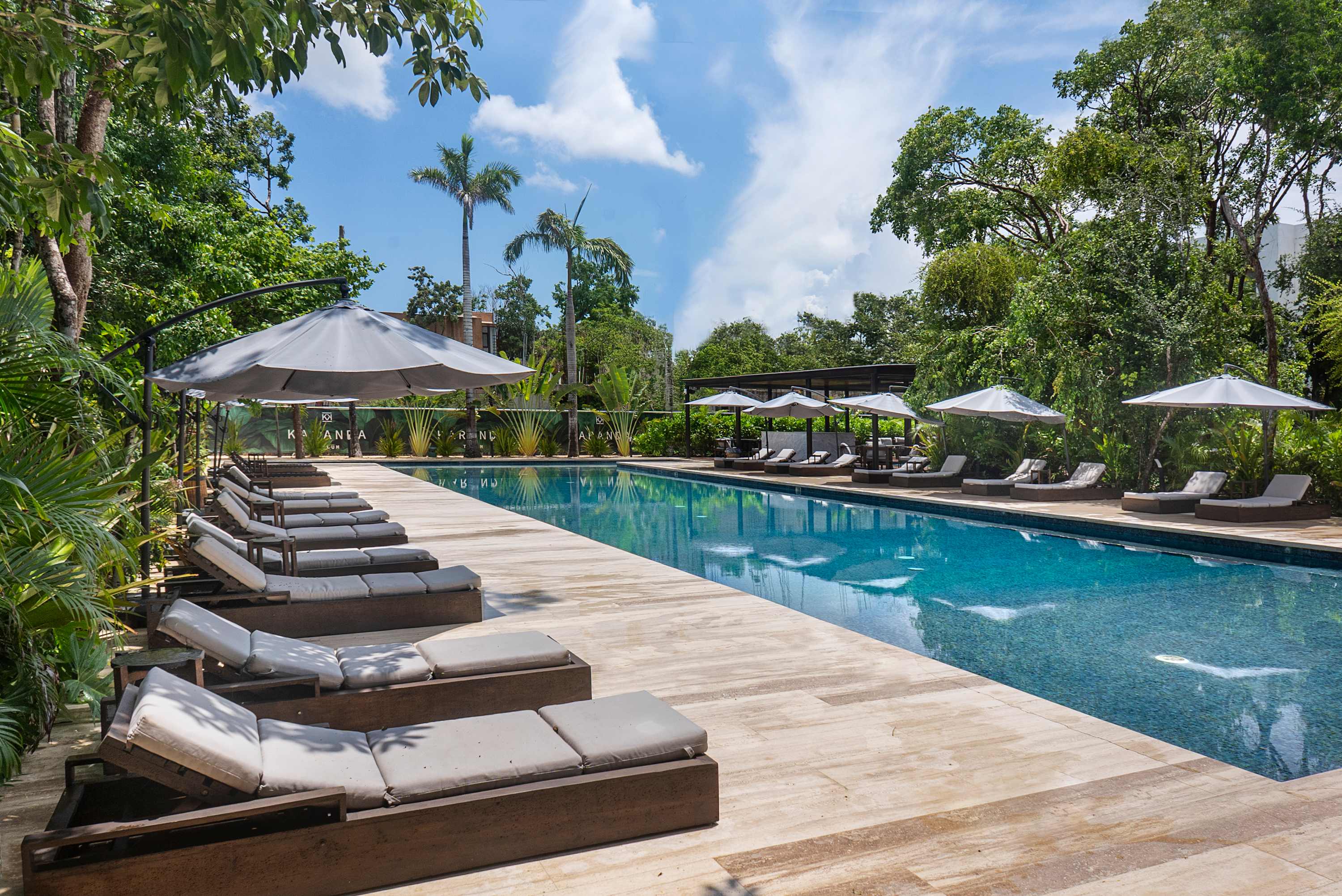 Spacious communal pool #2 and shared outdoor area, enjoyed by guests from the beautiful Karanda complex