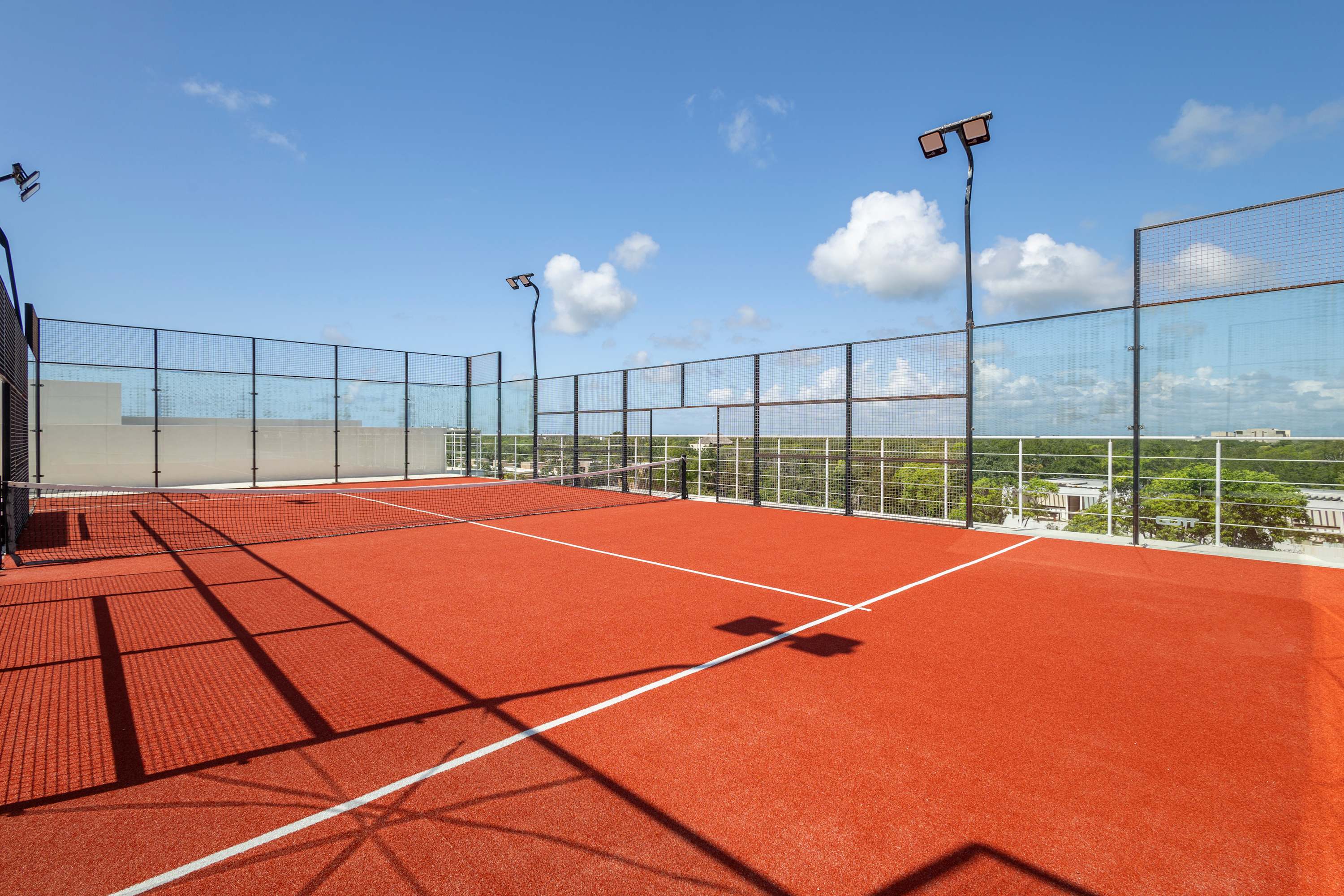 Paddle court at Karanda complex — perfect for staying active