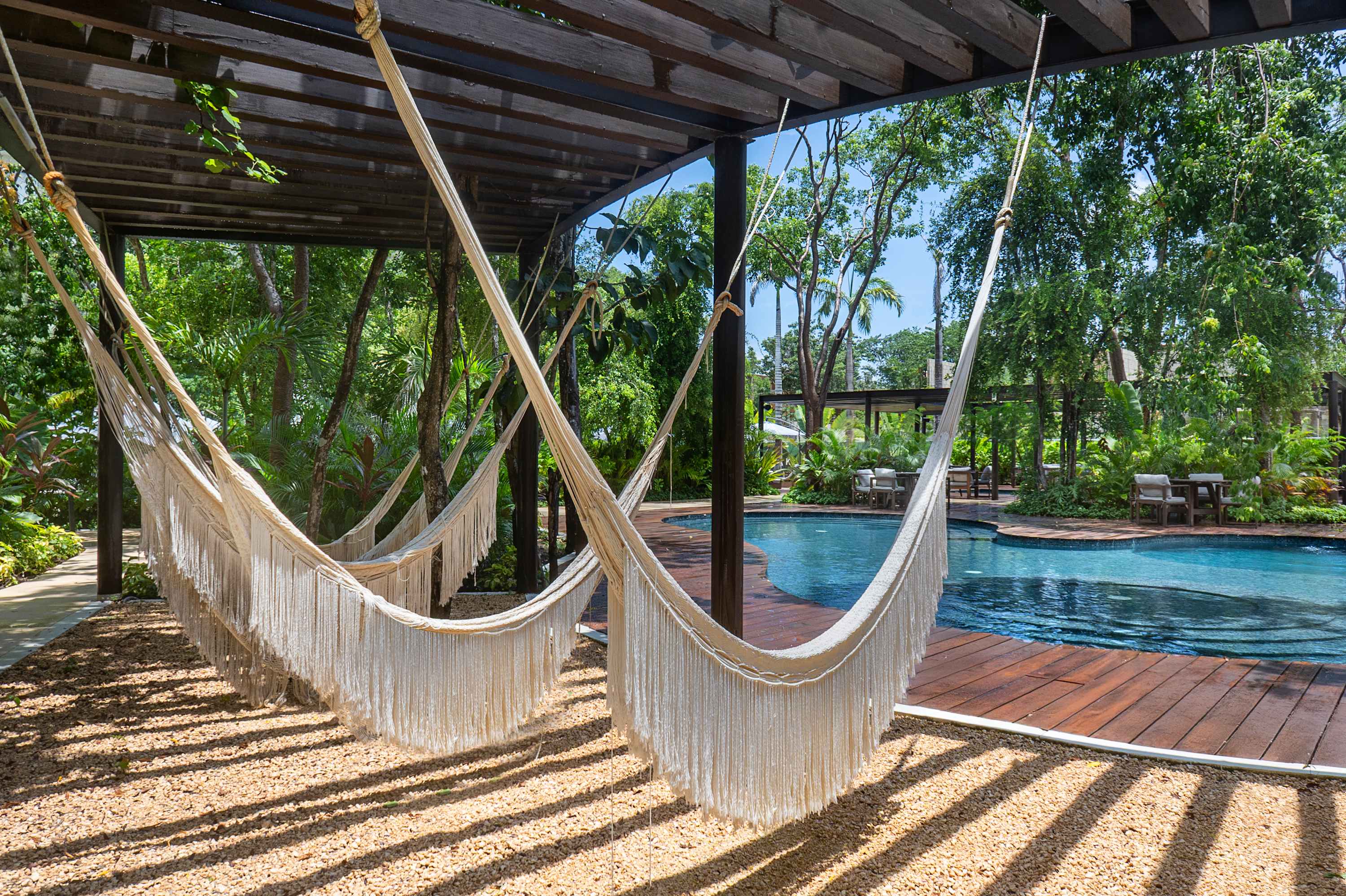 
Spacious communal pool #3 and shared outdoor area, enjoyed by guests from the beautiful Karanda complex