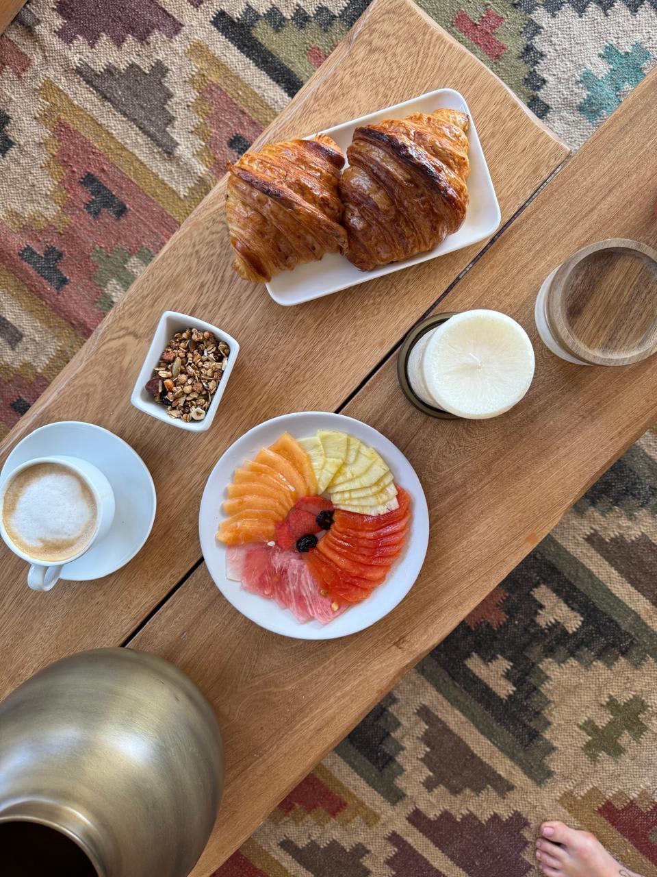 Continental breakfast included