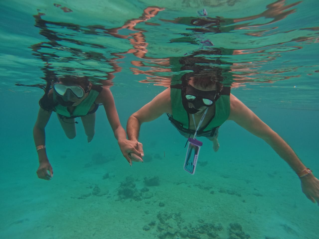 At Tankah Bay, you can snorkel either in the cenote or in the beautiful sea right in front of the unit, home to the world’s second-largest coral reef and a wide variety of marine life.