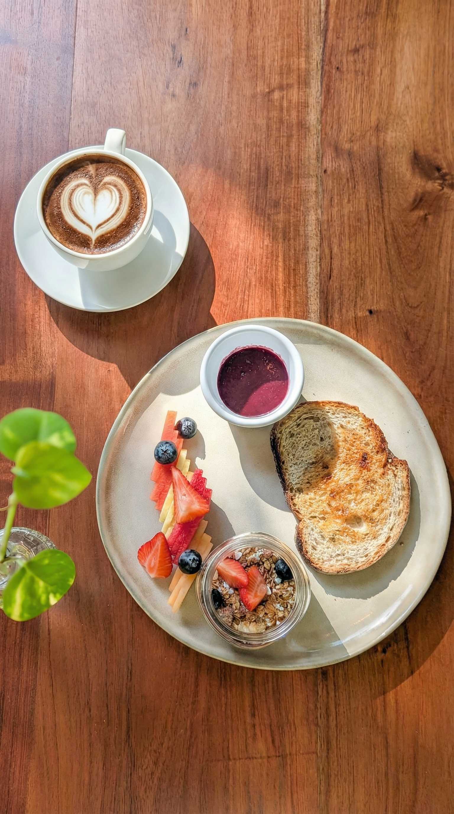 Continental breakfast included