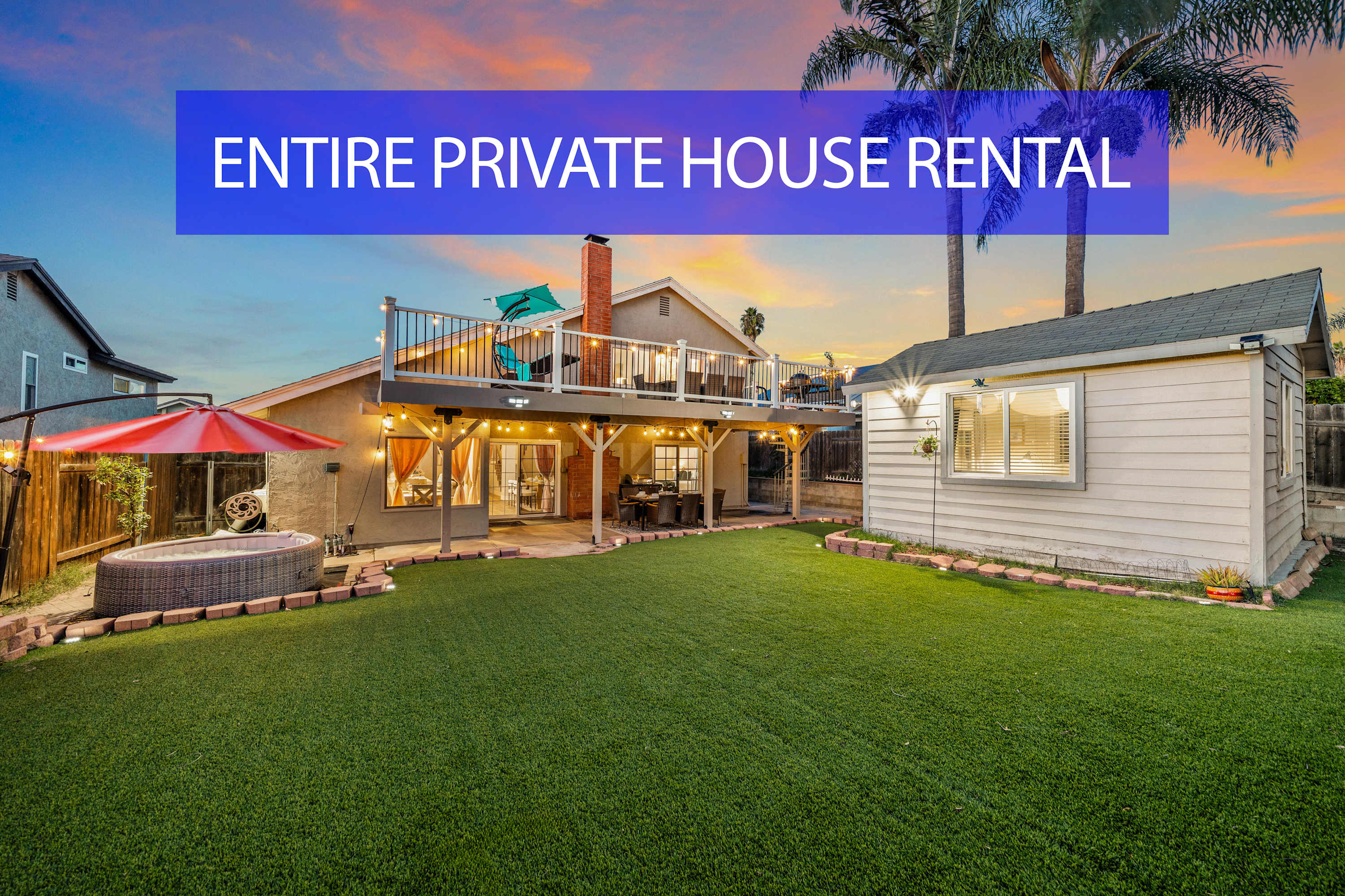 5 BR, Big Gated Yard, Garage, Hot Tub in Rancho Pe — San Diego, CA — vacation rental