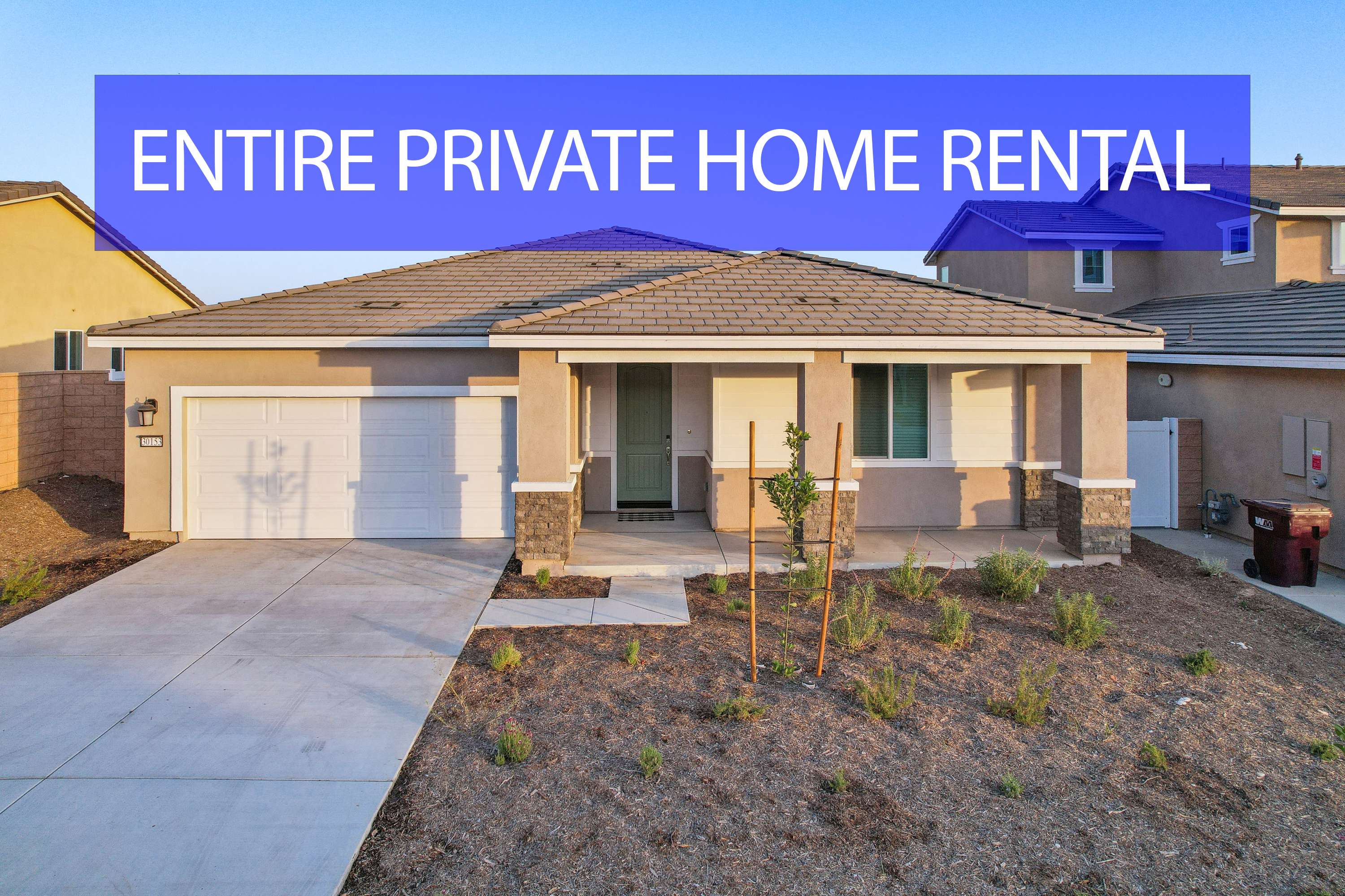 Entire Private 4 Bedroom House with Garage, Ranch Style, Gated Yard — Menifee, CA — vacation rental