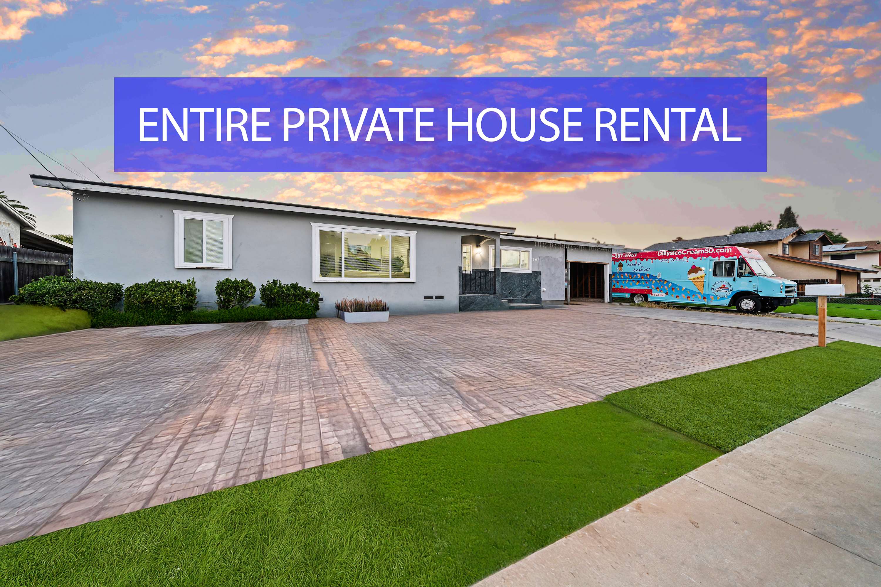 4BR/2Bth, KingBed, 80"TV, Gated Yard, Ranch — El Cajon, CA — vacation rental