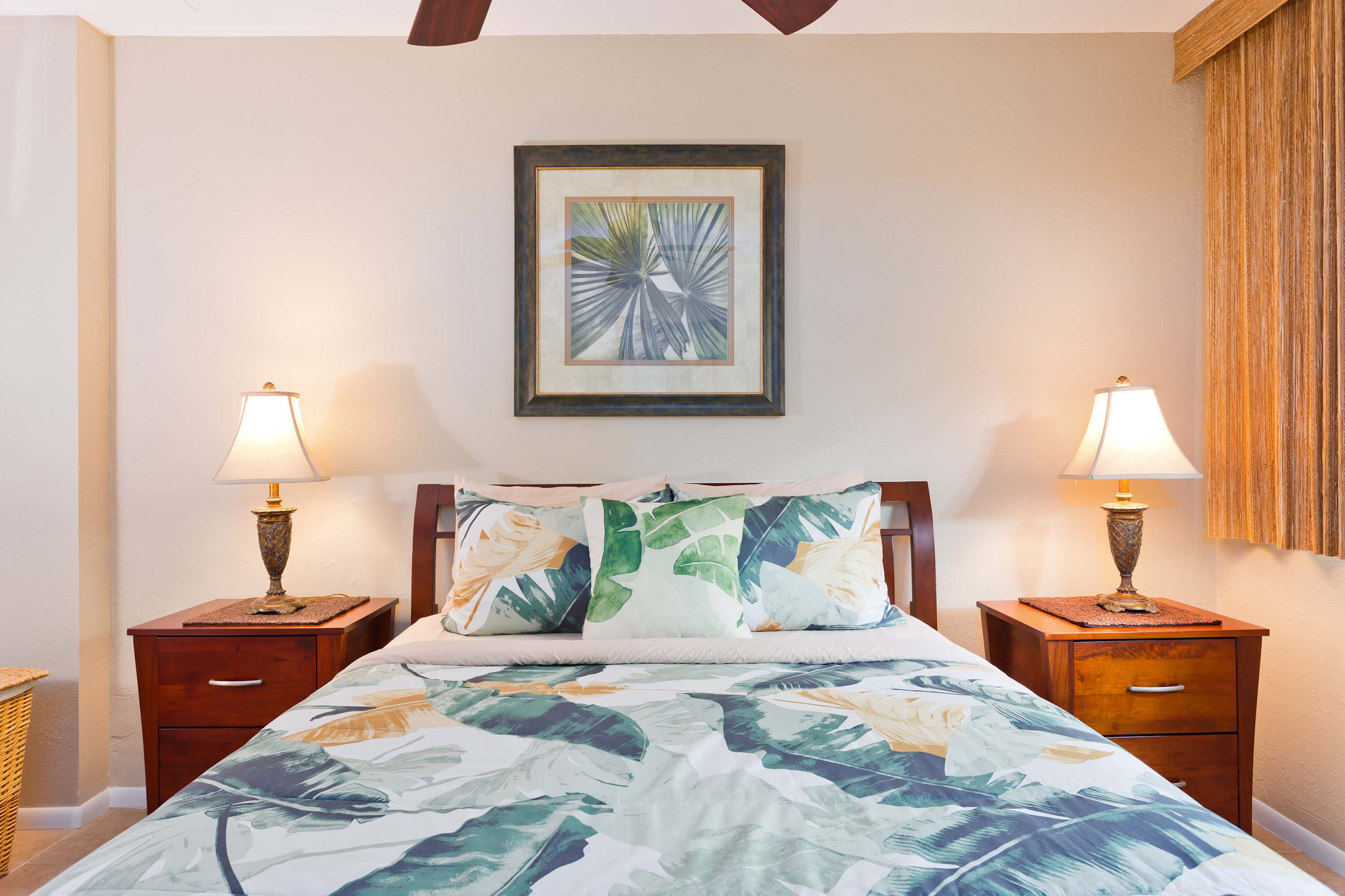 Primary with a queen bed