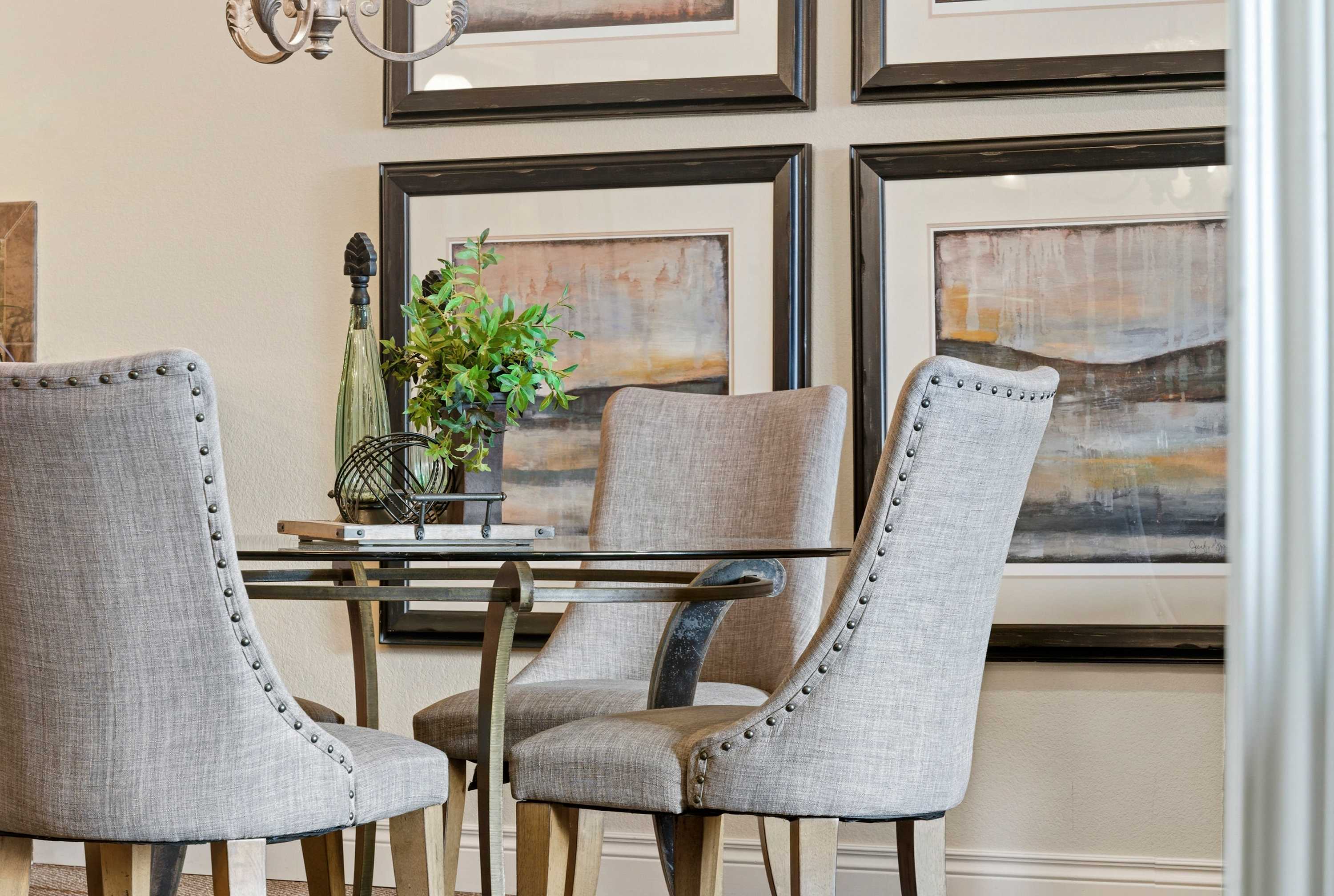 Make mealtime memories together at the dining table, seating 4​