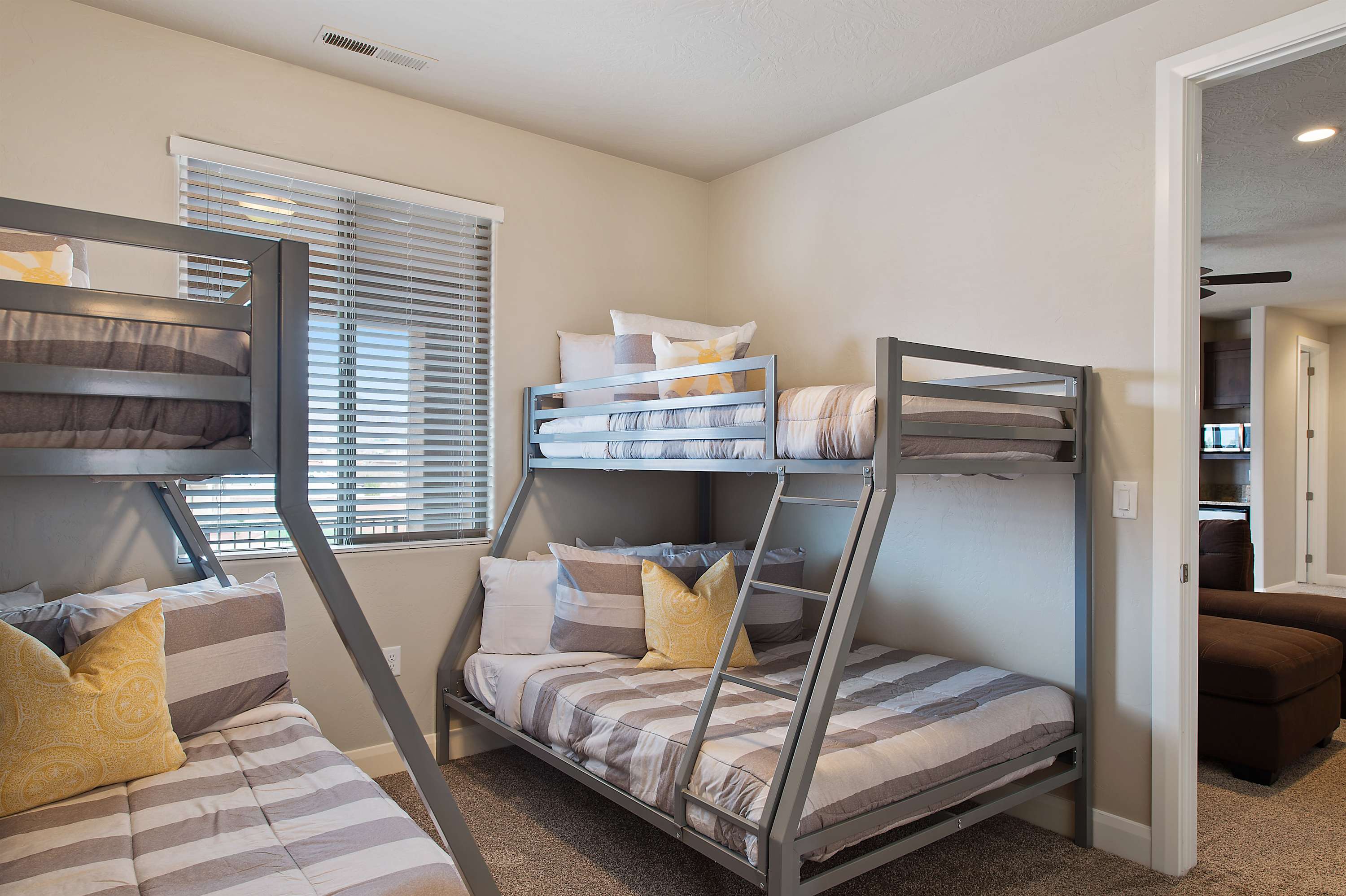 Bunk room 6 with 2 twin over full bunks
