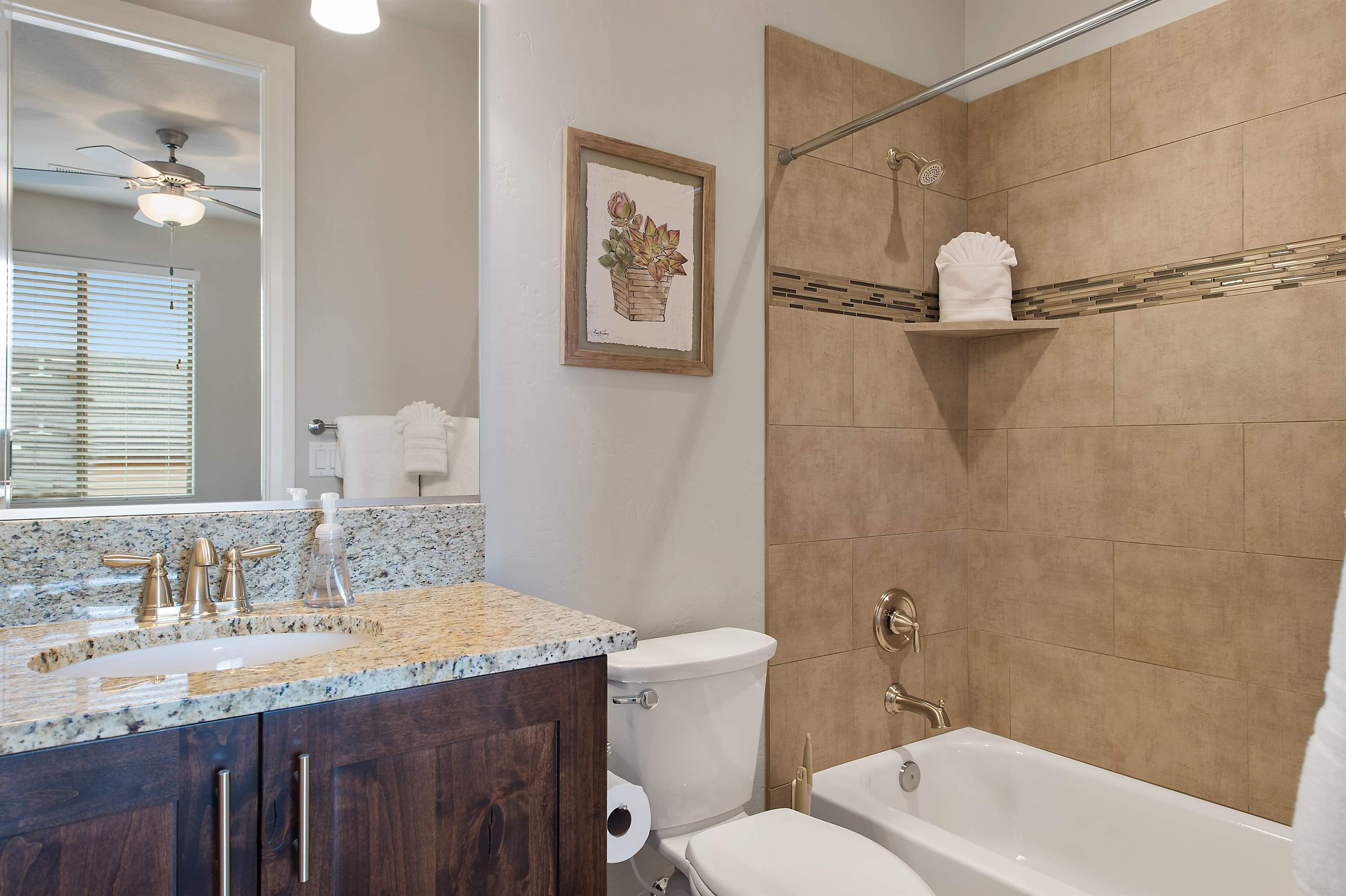 Master bathroom 3 upstairs with tub/shower combo
