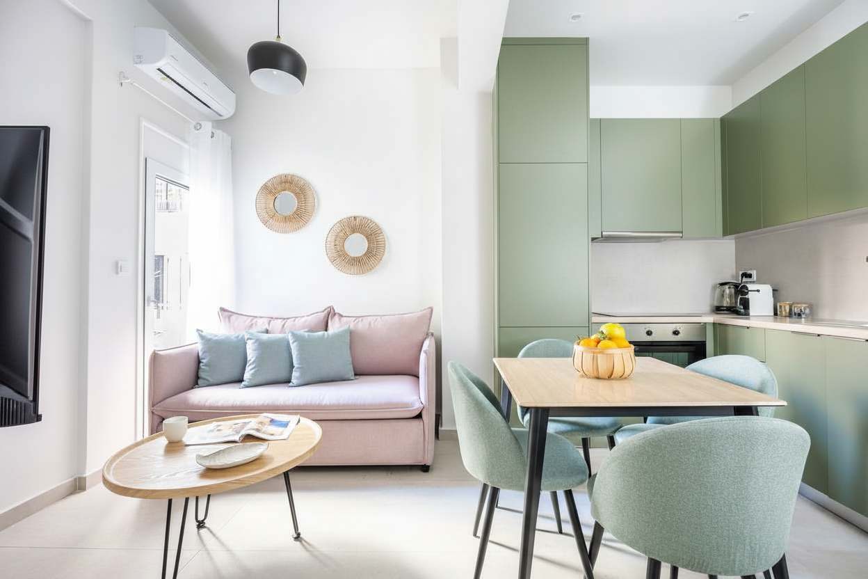 Bright & Stylish 1BR with Balcony in Koukaki — Athens, Athens — vacation rental
