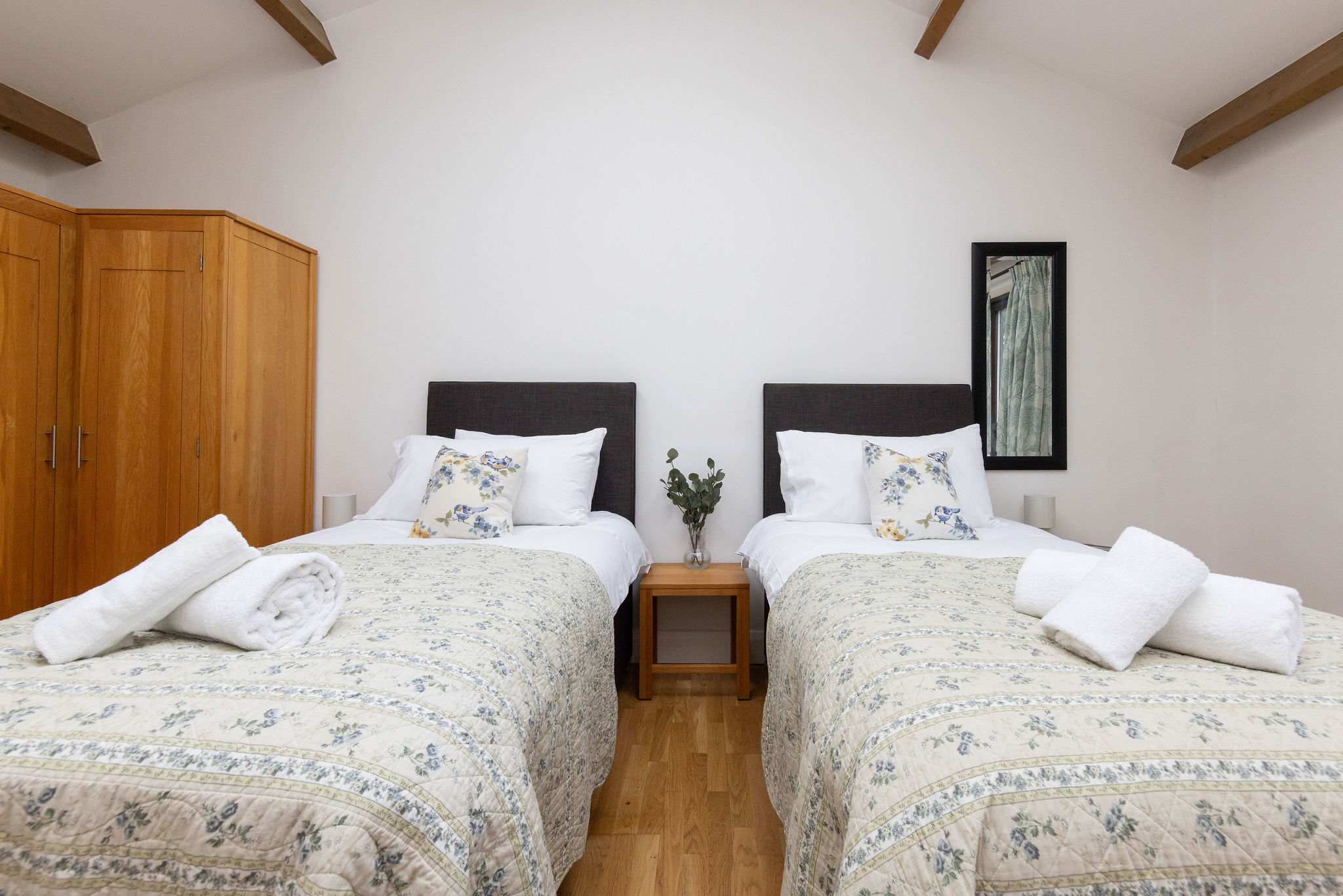 The separate ensuite rooms offer privacy away from the main cottages.