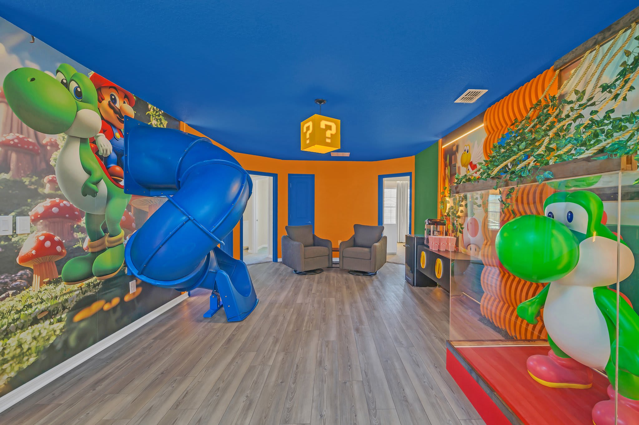 Family resort home w/ Avatar & Mario themed spaces