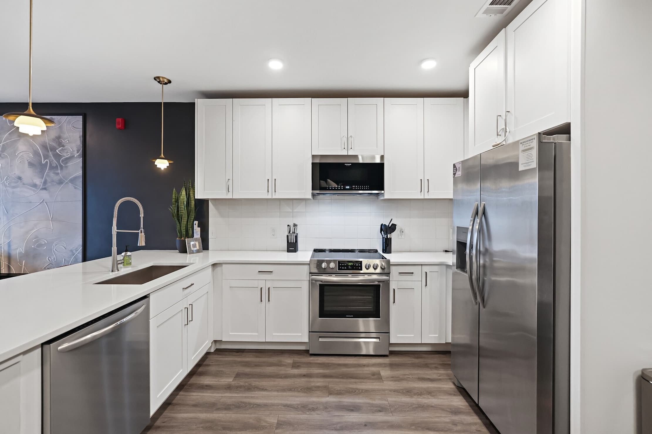 Whip up your favorite meals in the full kitchen