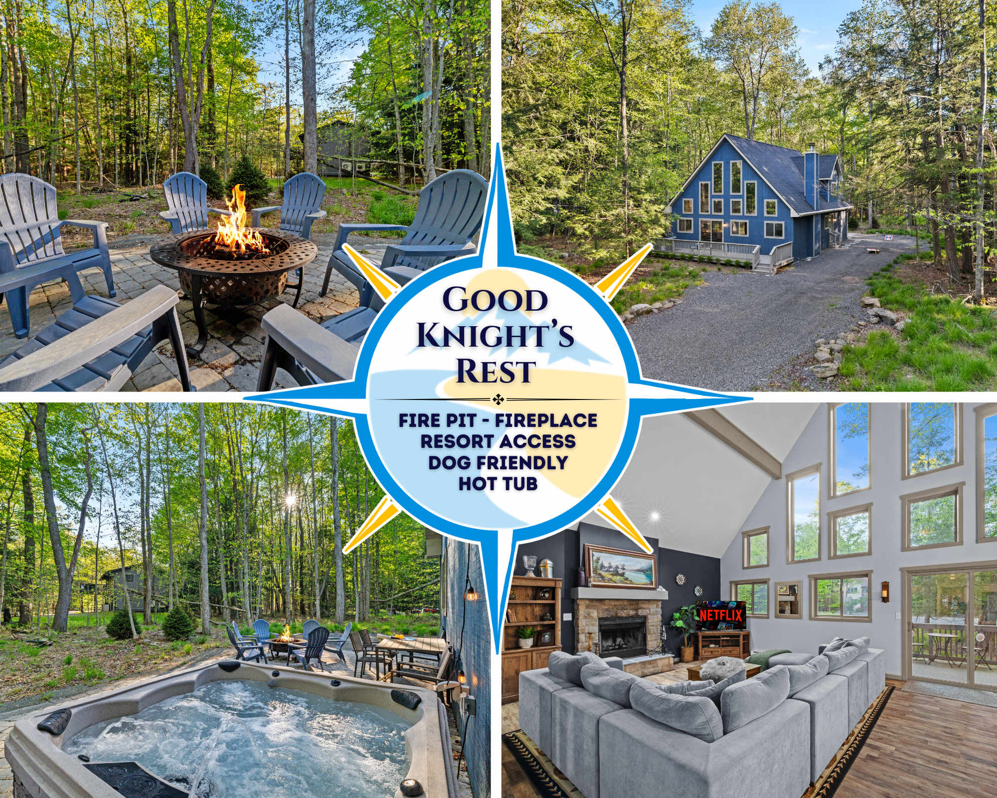 Enchanted Hot Tub Retreat | Fire Pit · Dogs OK