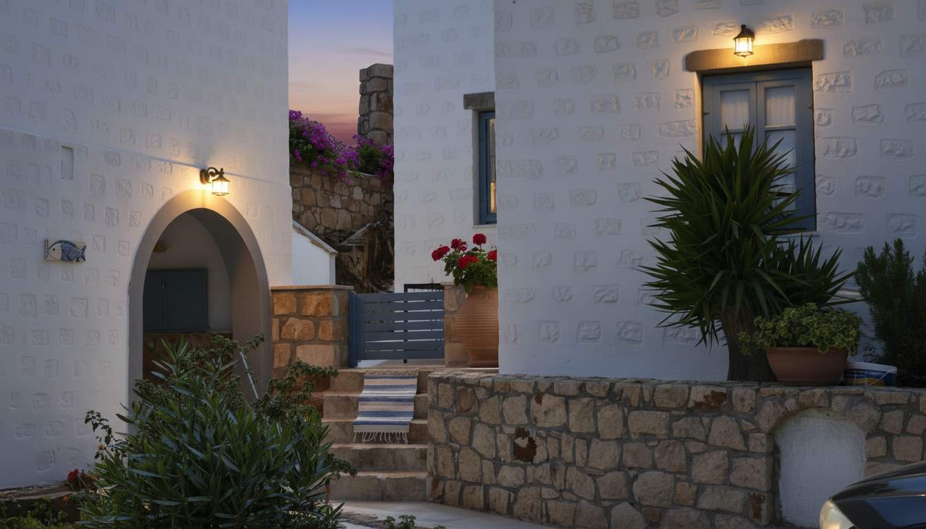 Peaceful Studio for 3 Walk to Grikos Beach — holiday rental in Patmos
