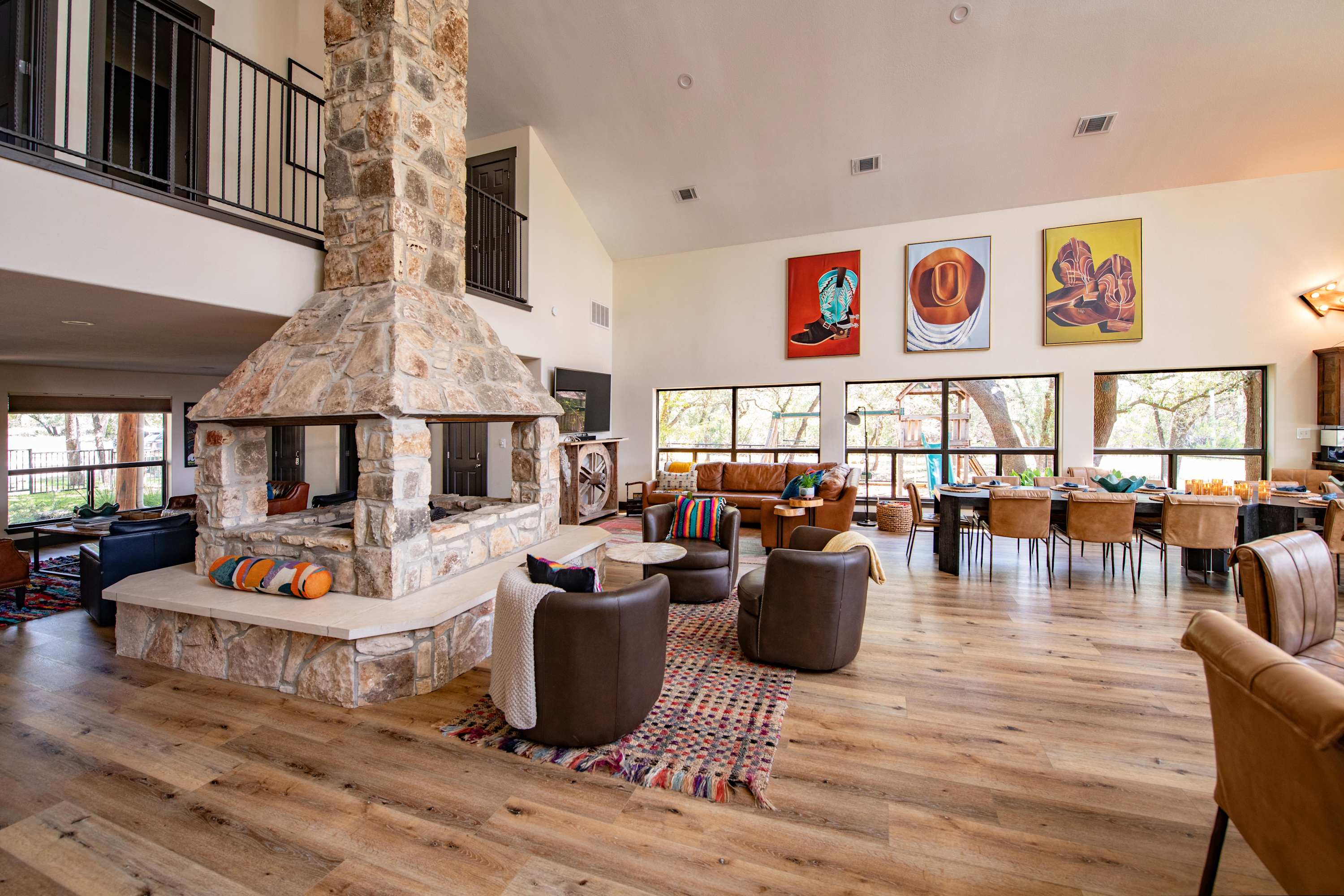 Private 12-Acre Estate | 2 Homes | Sleeps 22 — Wimberley, TX — vacation rental