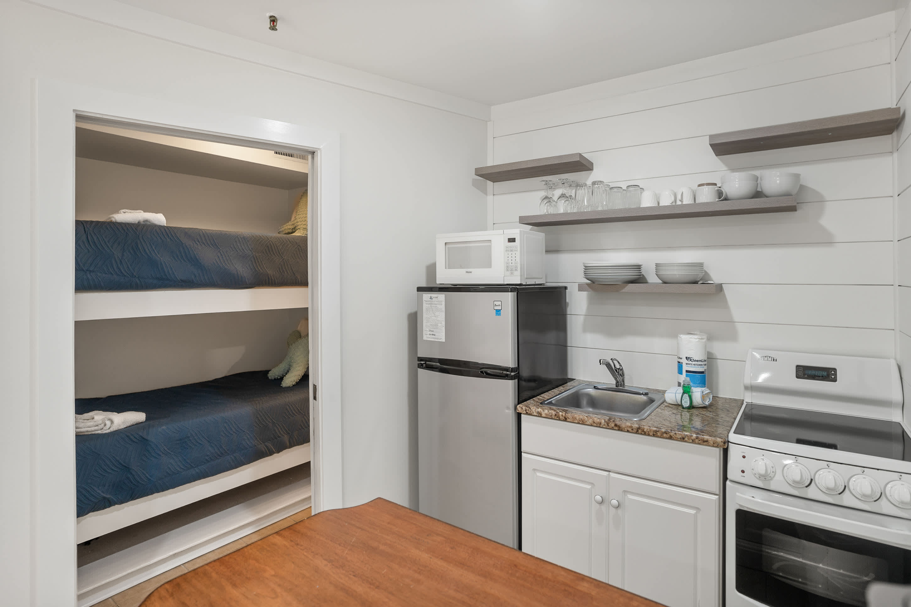 Kitchen/Bunk Area