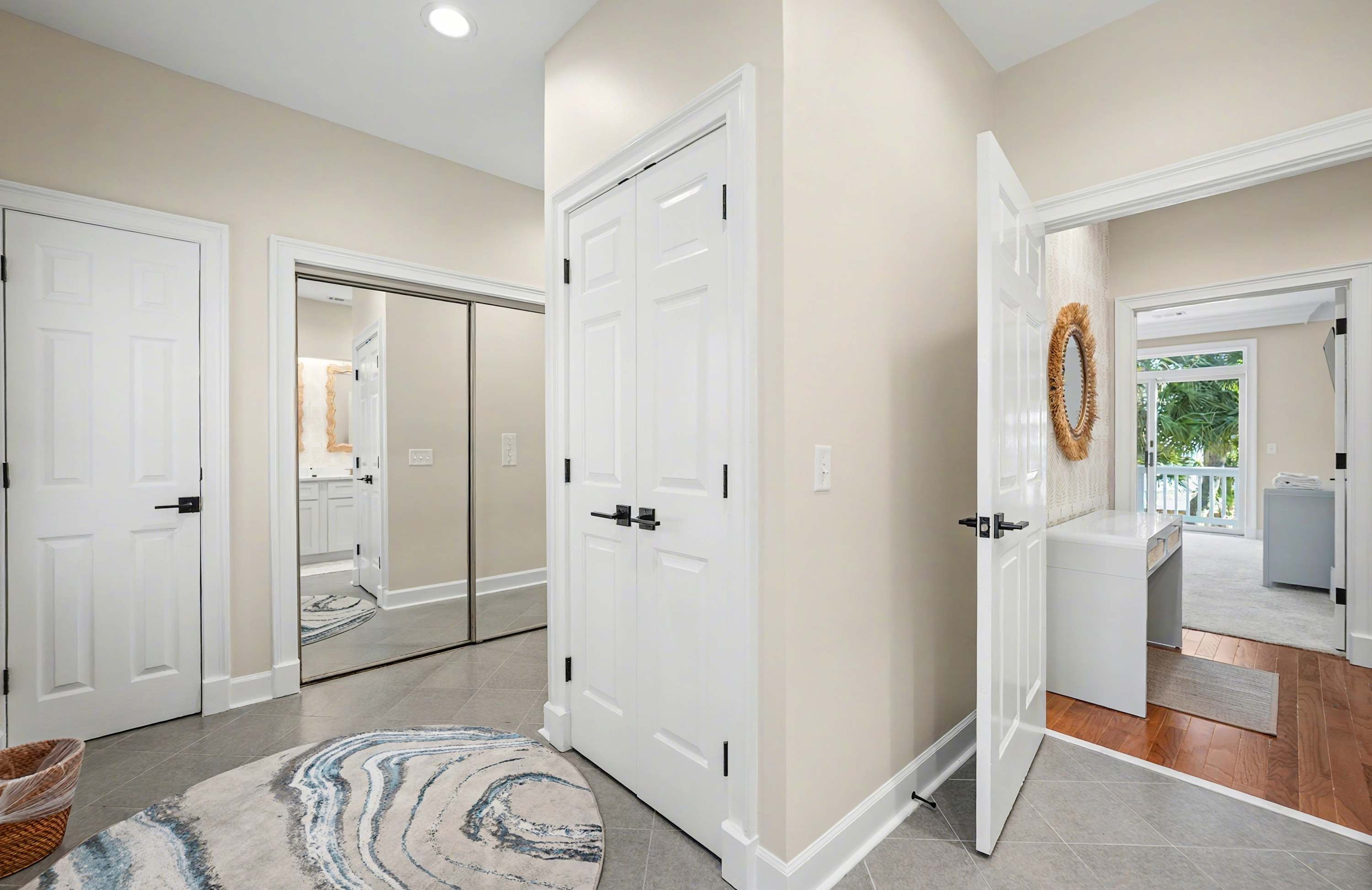 Primary En-Suite Closets 
