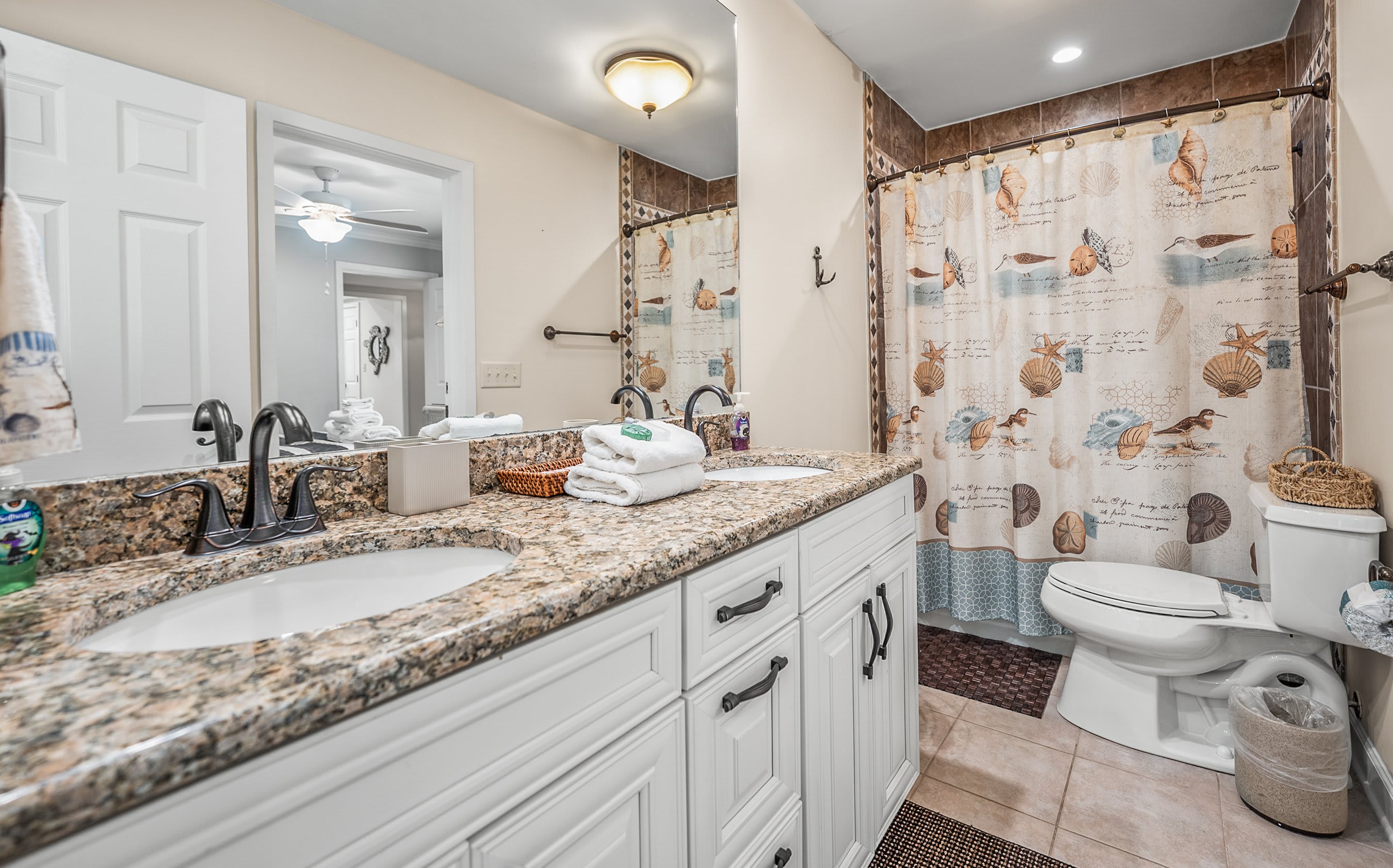Primary bedroom with en suite bathroom