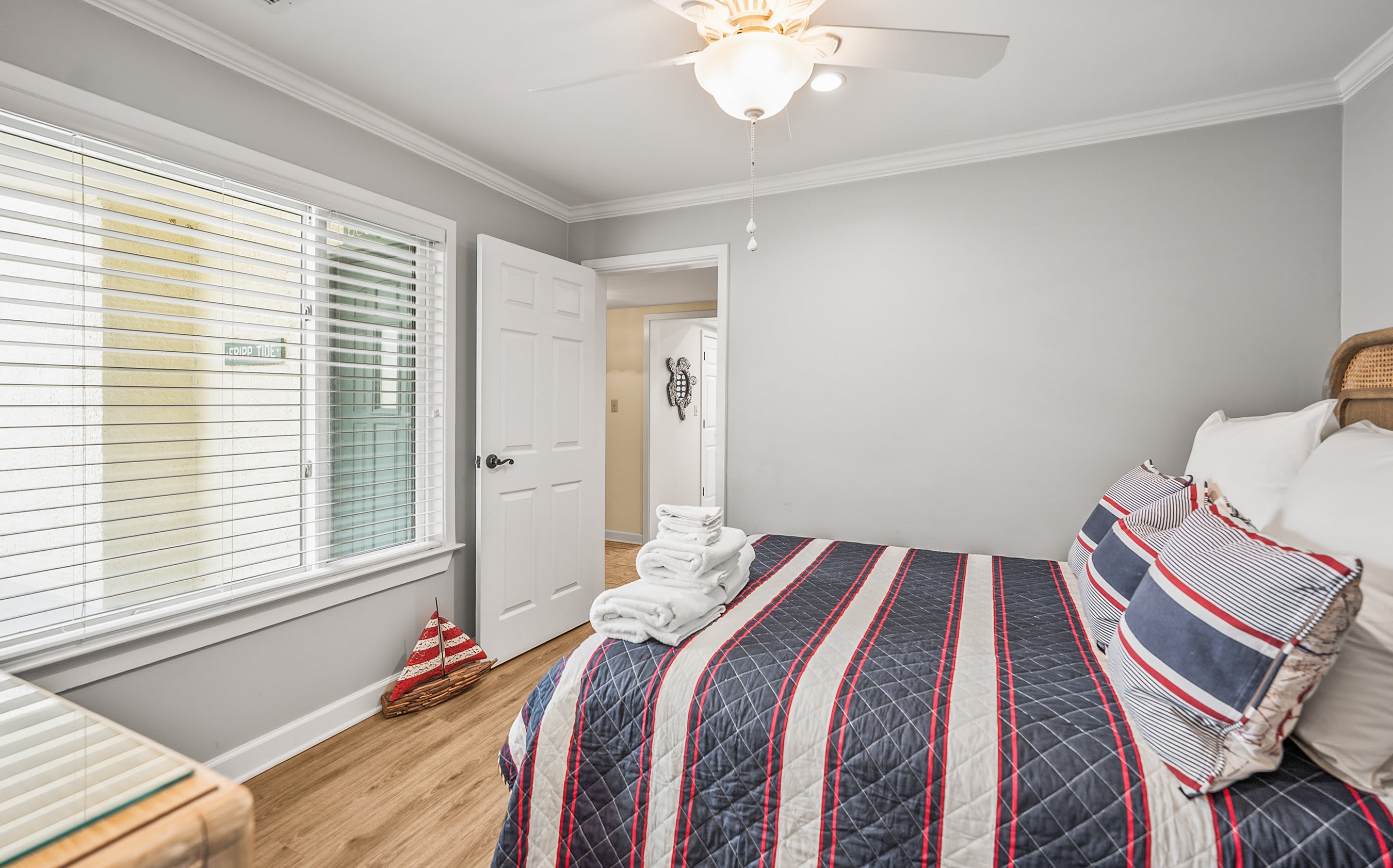 Two guest bedrooms with Jack & Jill full bathroom