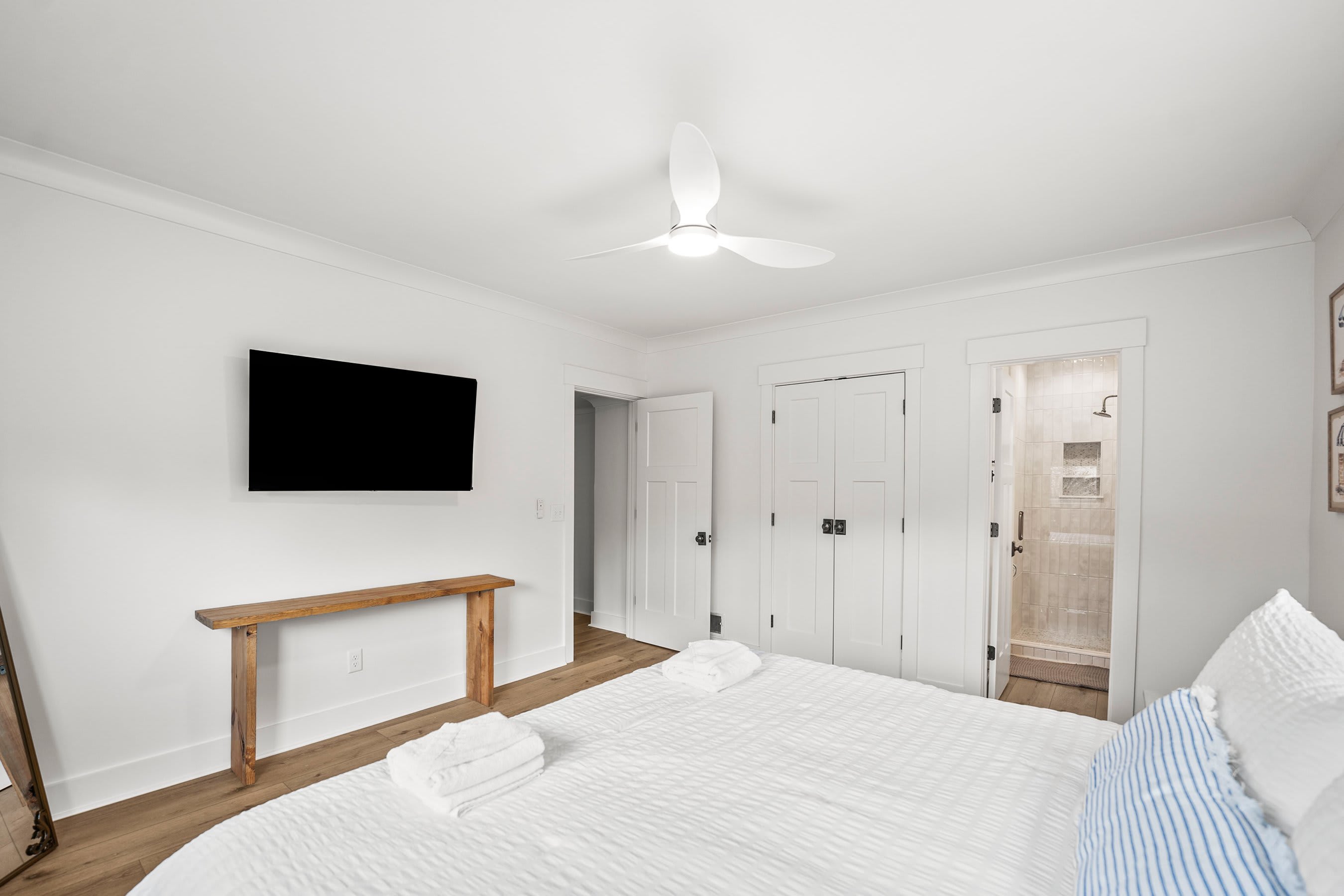 Downstairs Bedroom with King Bed and Trundle 