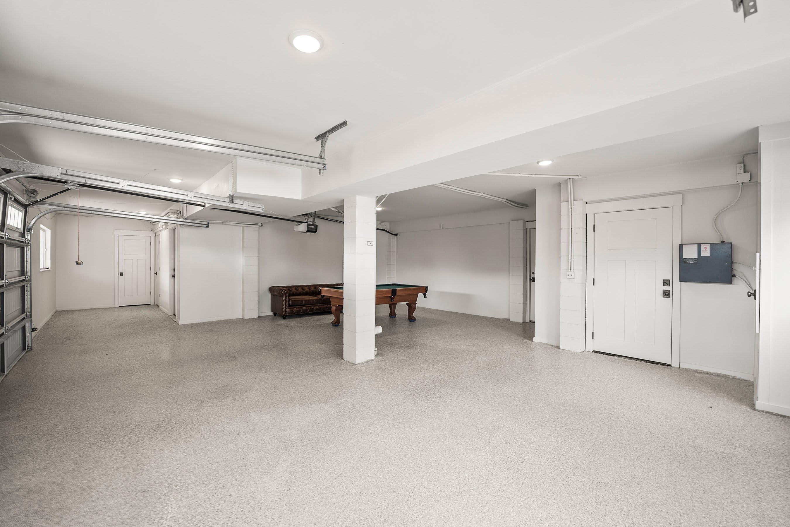 Pool Table in Garage 
