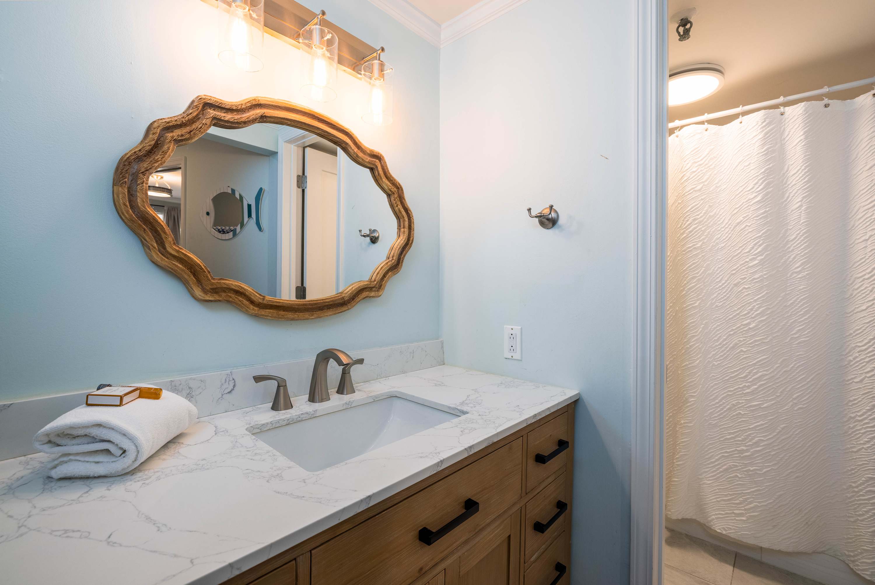 Full Bathroom with Walk-In Shower 