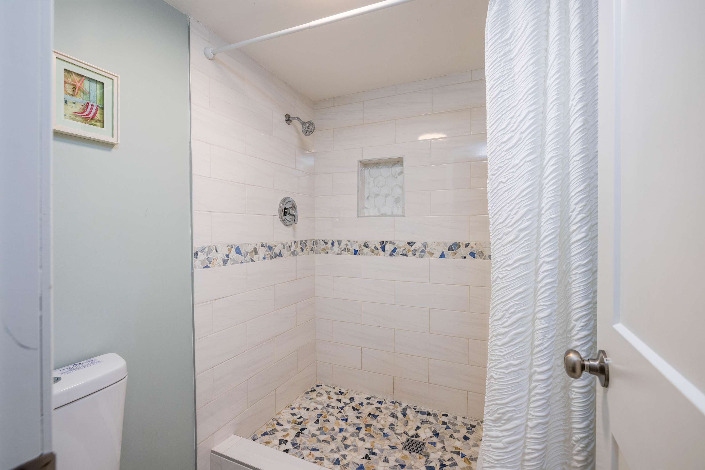 Full Bathroom with Walk-In Shower 