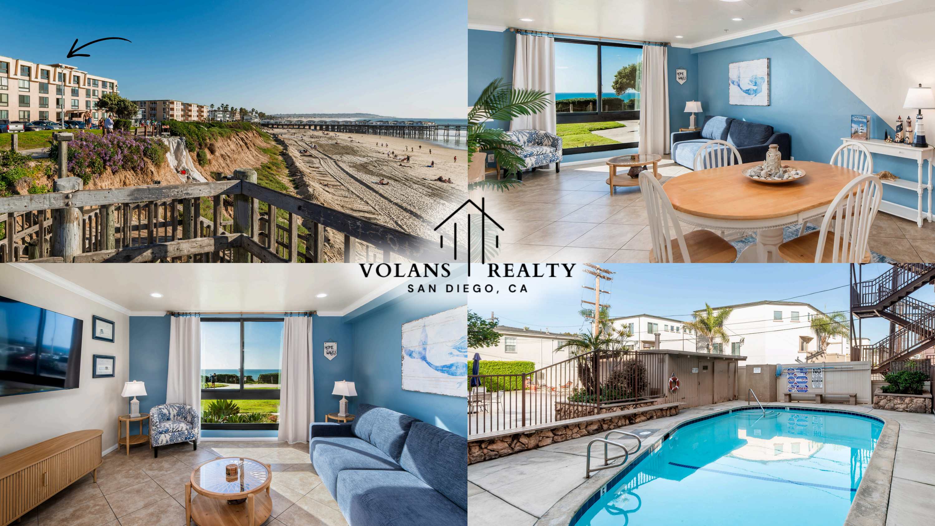 PB Oceanfront Getaway I Pool, Jacuzzi & Parking — San Diego, CA — vacation rental