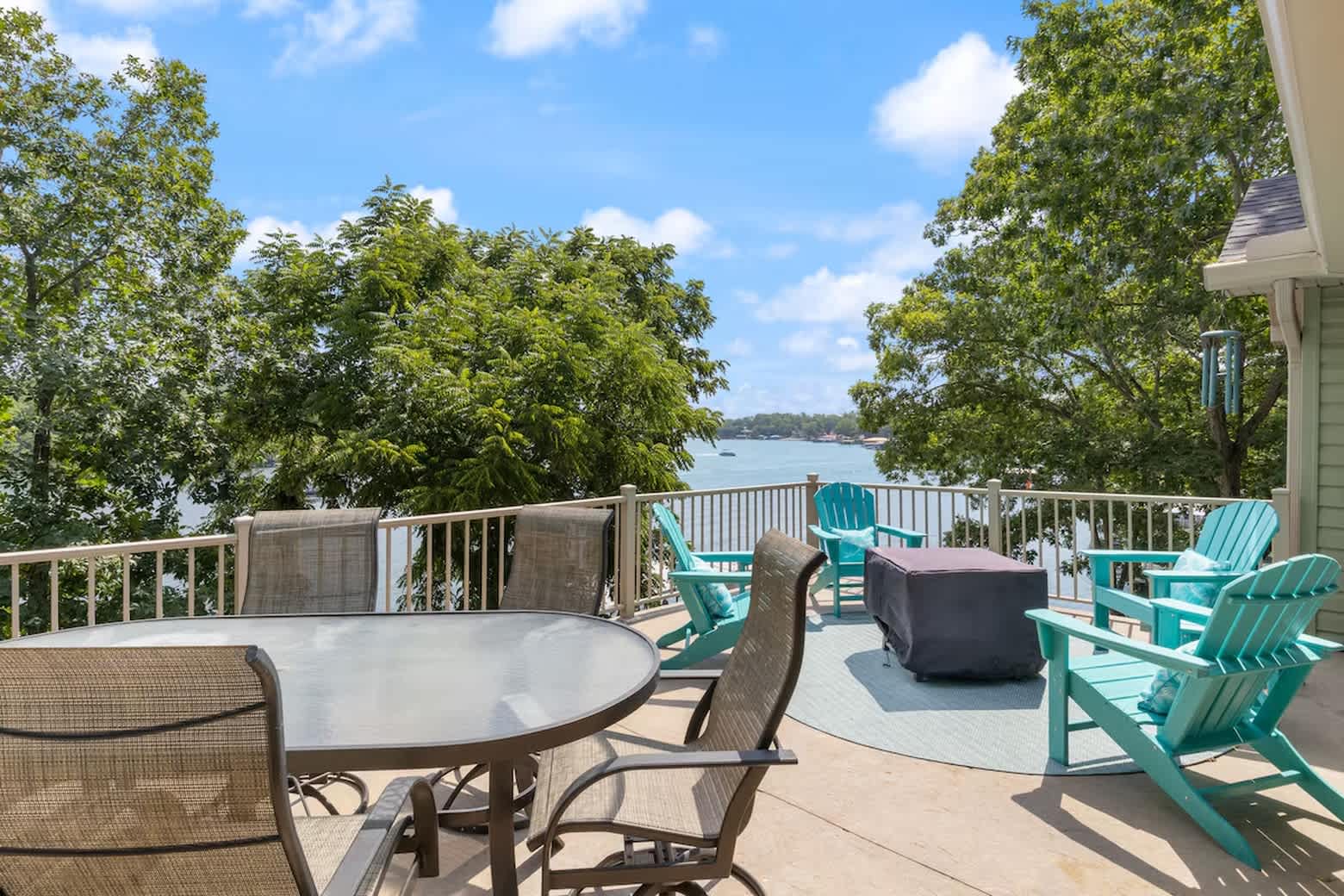 This exceptional lakefront home offers no shortage of spots to take in the view​